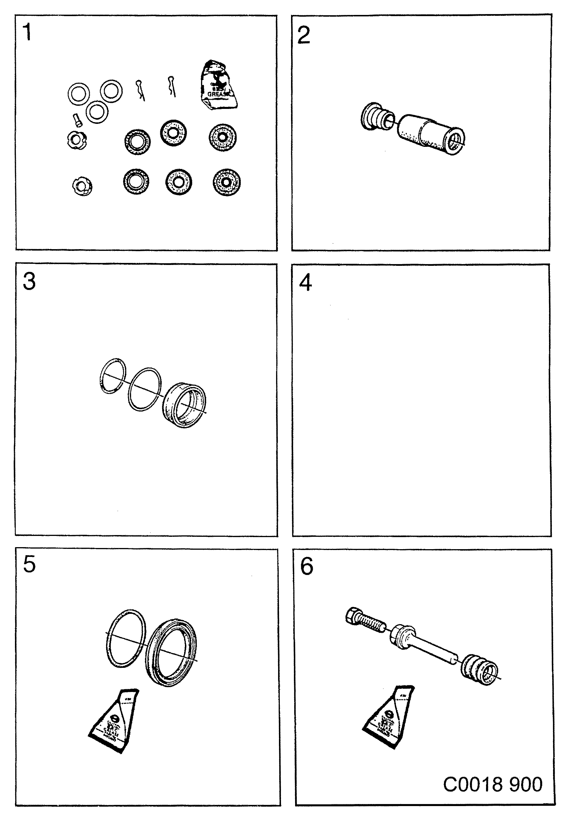 Saab 900 Brakes diagram