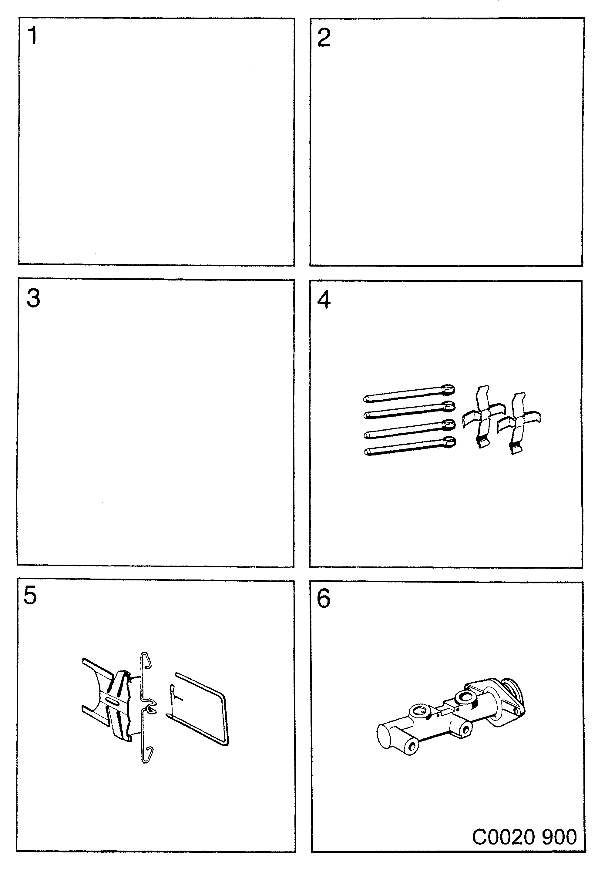 Saab 900 Brakes diagram