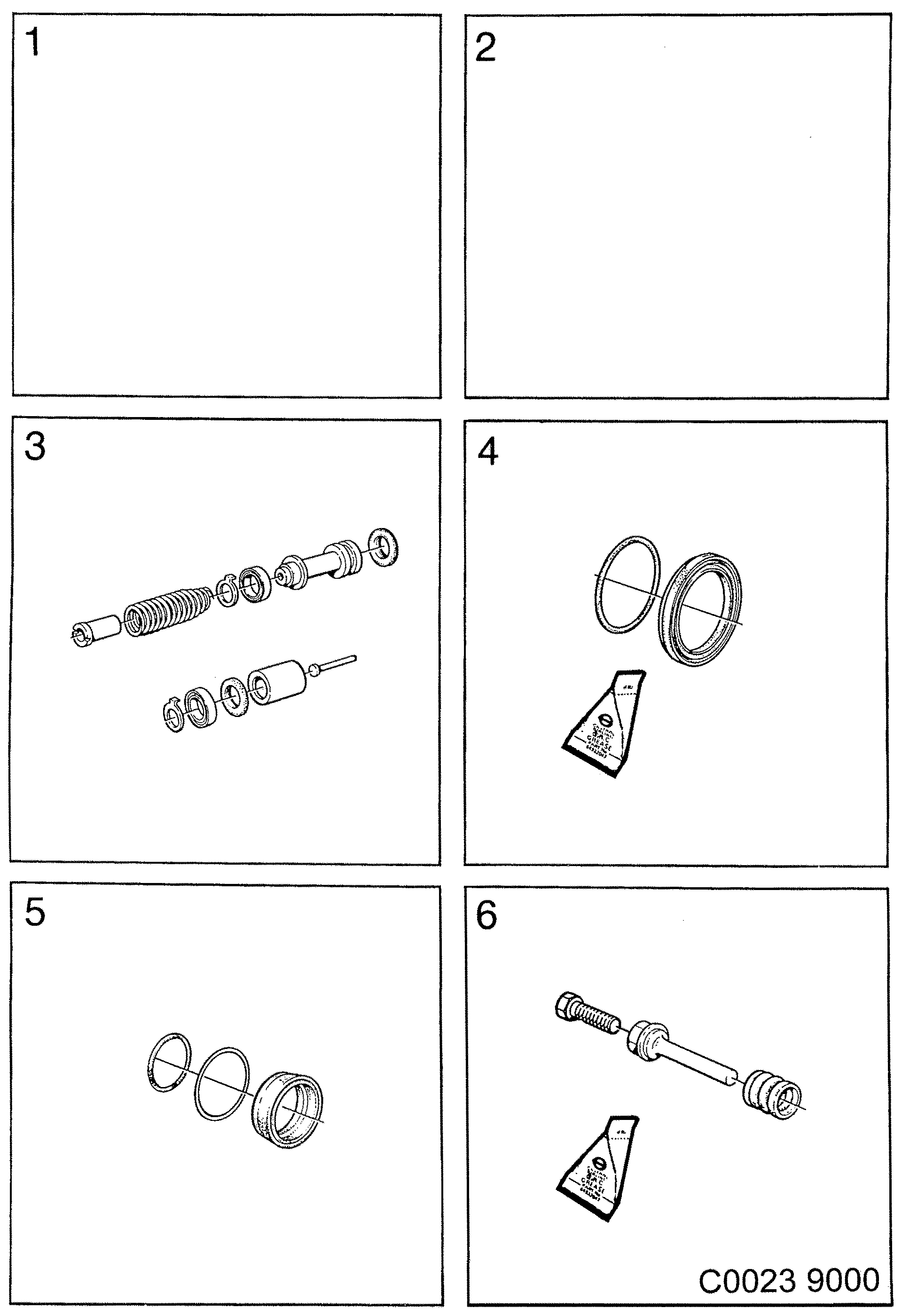 Saab 9000 Brakes diagram