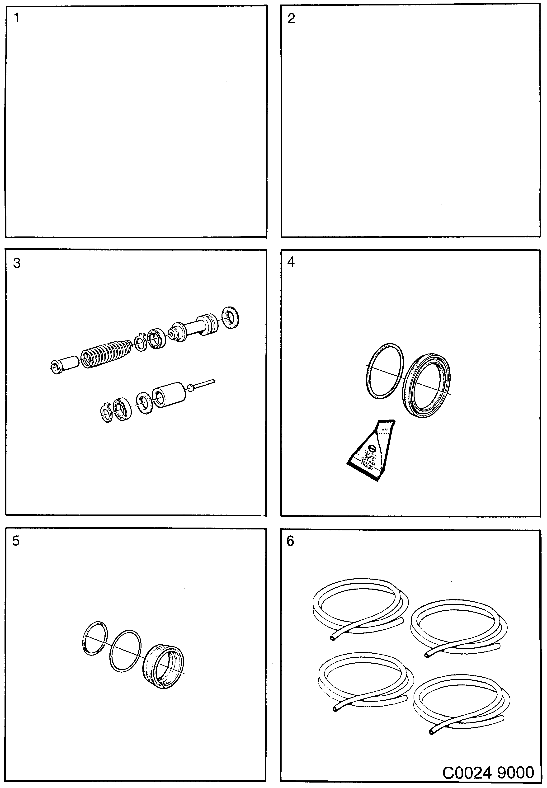 Saab 9000 Brakes diagram