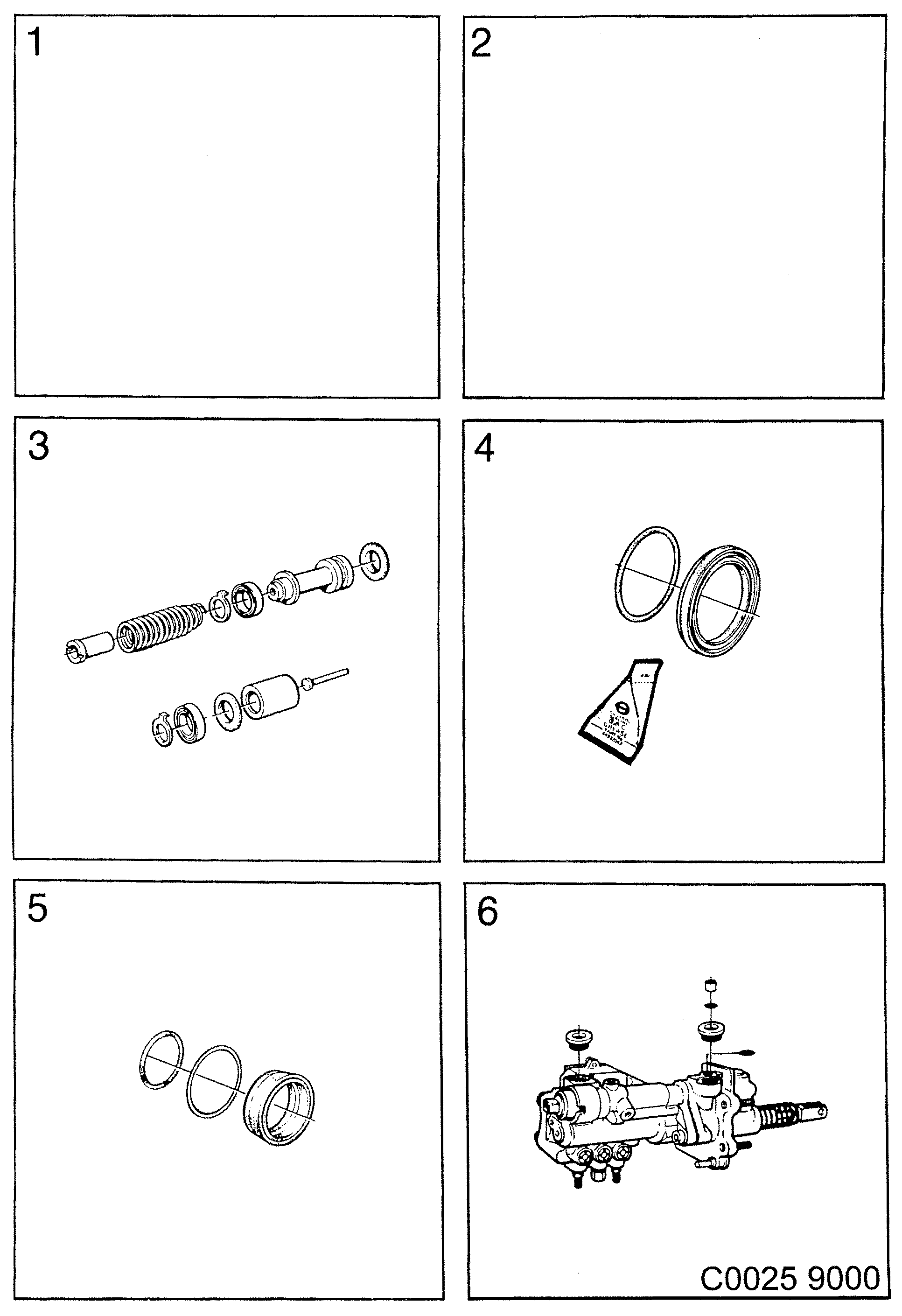 Saab 9000 Brakes diagram