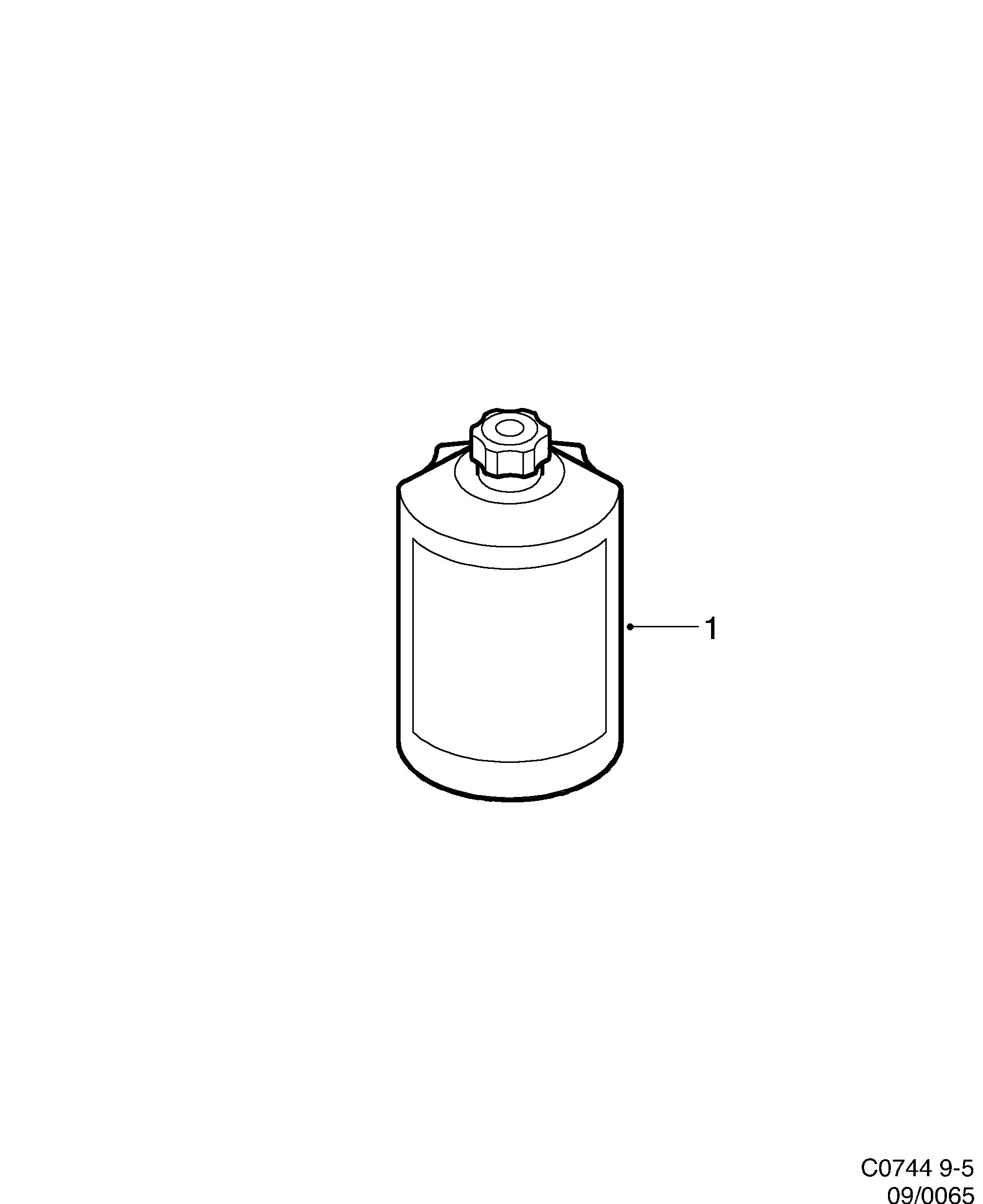 Saab 9-5 (9600) Cleaning agent diagram