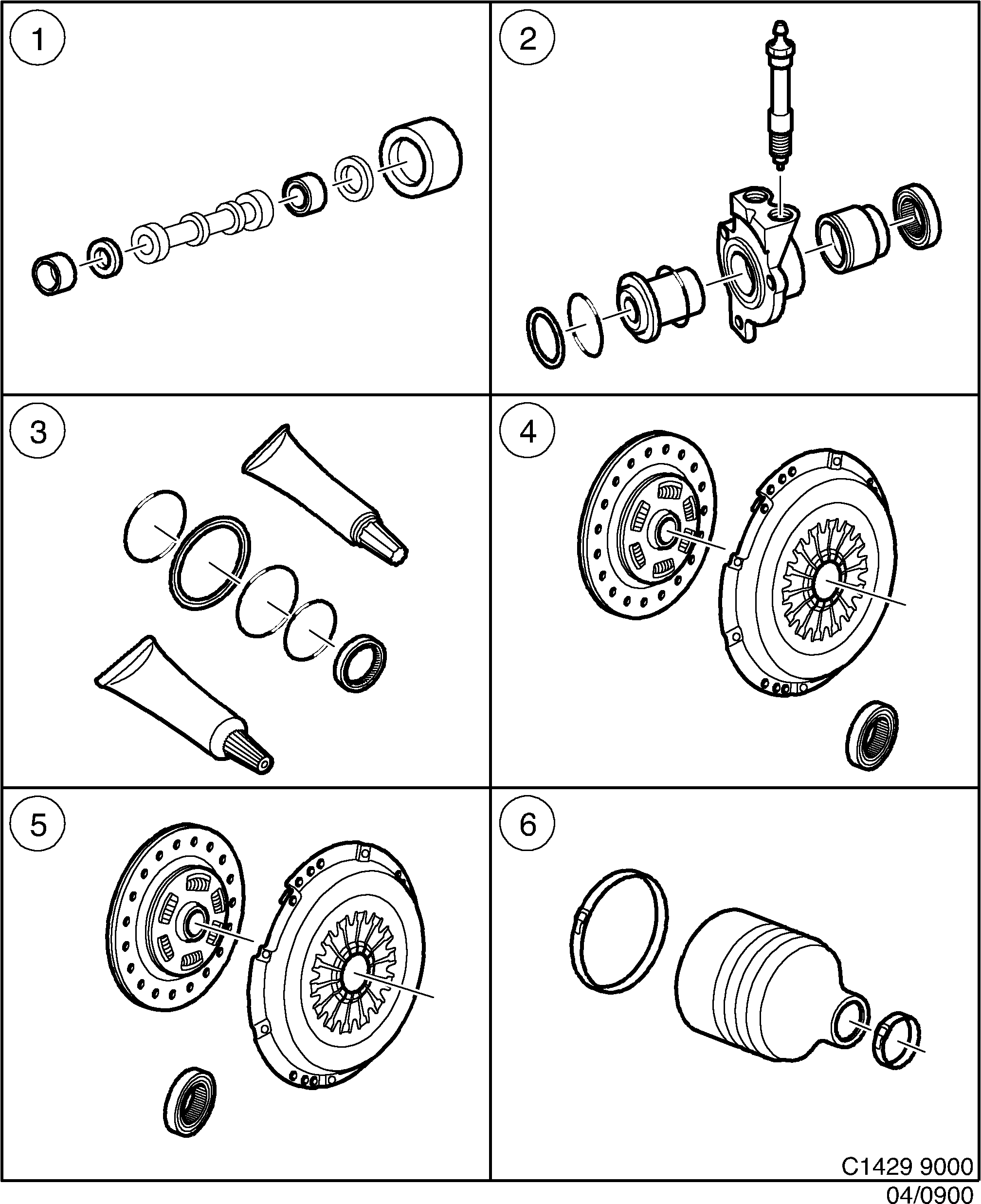 Saab 9000 Transmission diagram