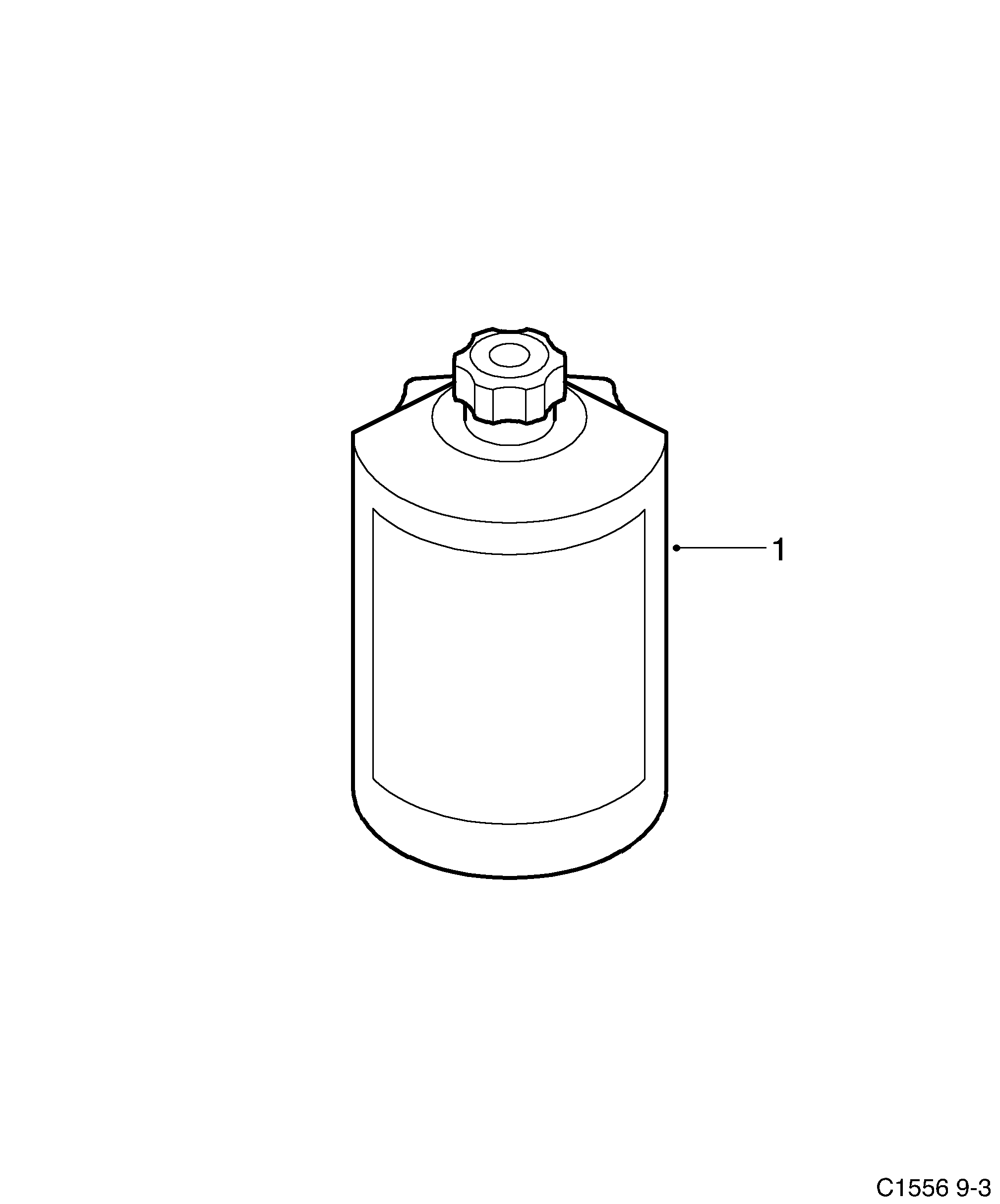 Saab 9-3 (9440) Cleaning agent diagram