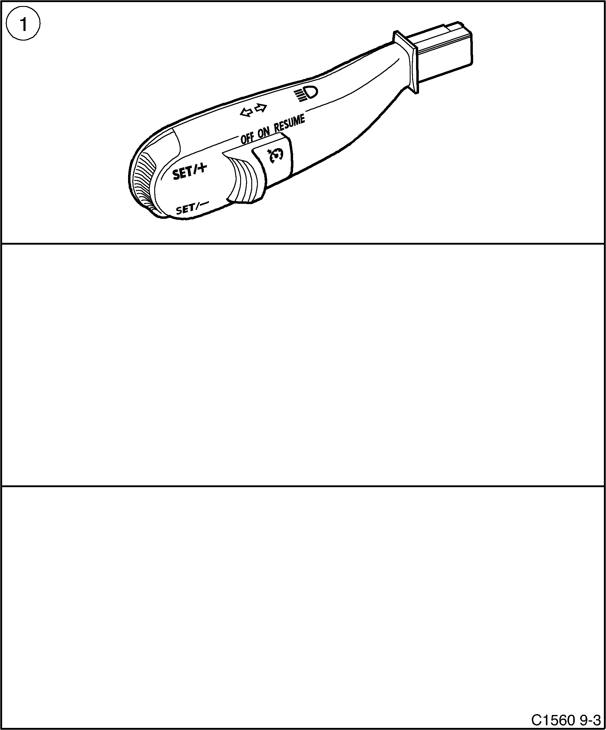 Saab 9-3 (9440) Cruise control diagram