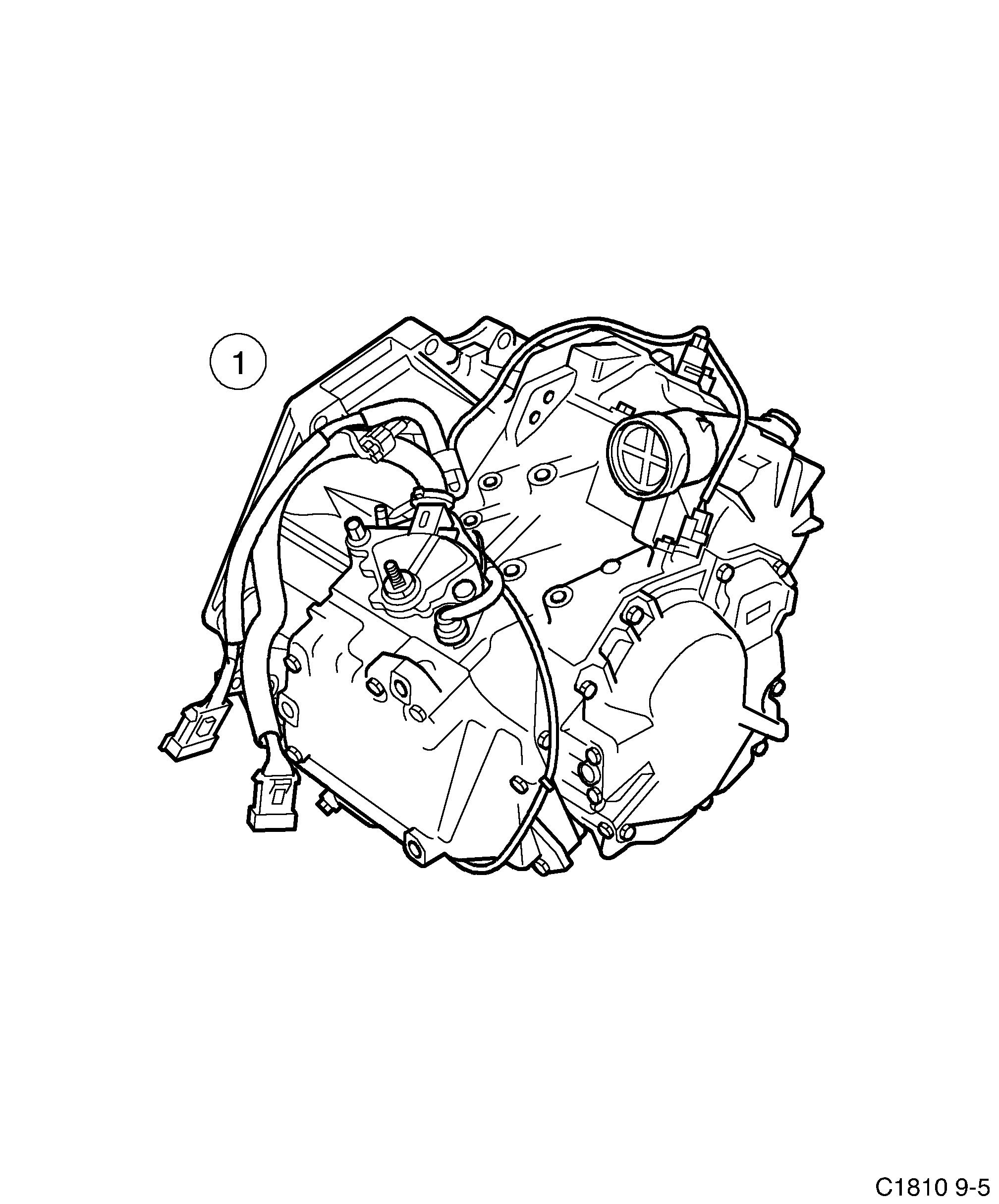 Saab 9-5 (9600) Automatic 4-speed diagram