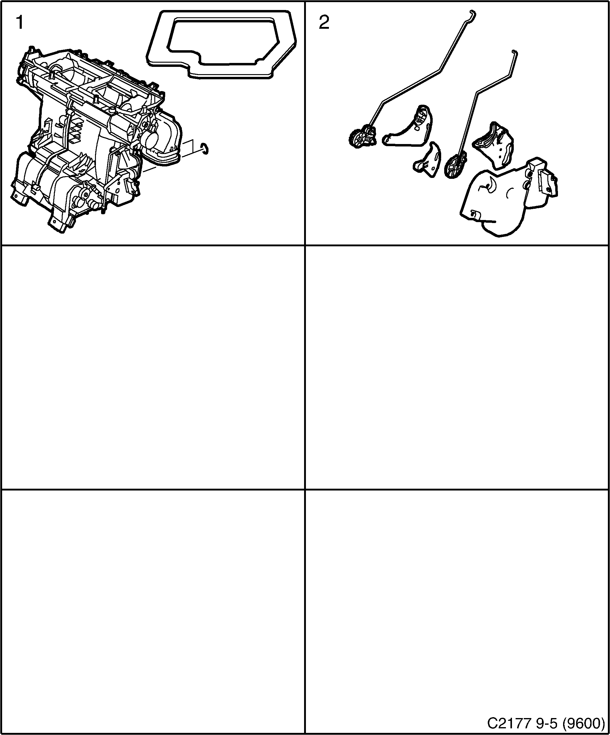 Saab 9-5 (9600) Kits diagram