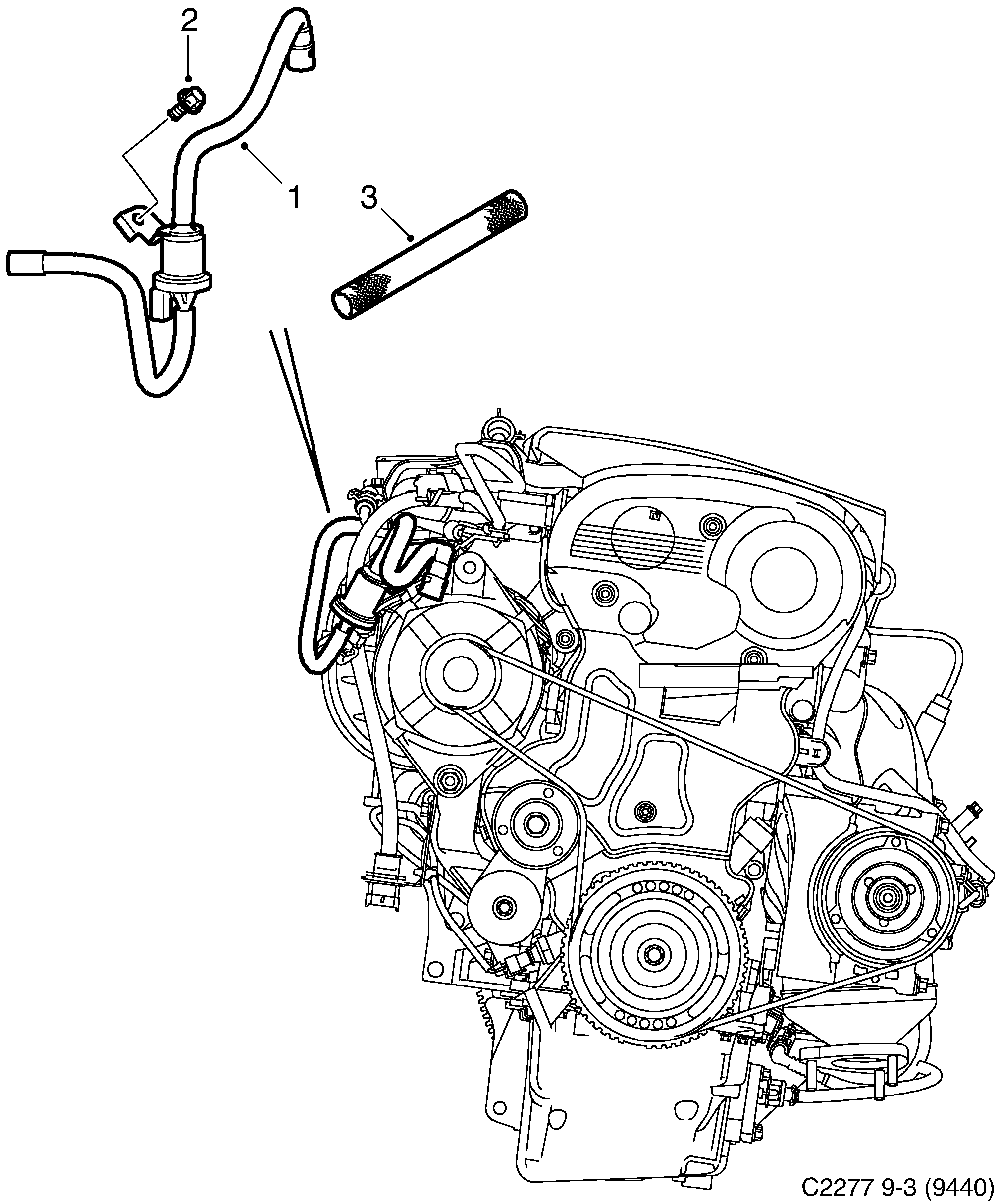 Saab 9-3 (9440) ELCD diagram