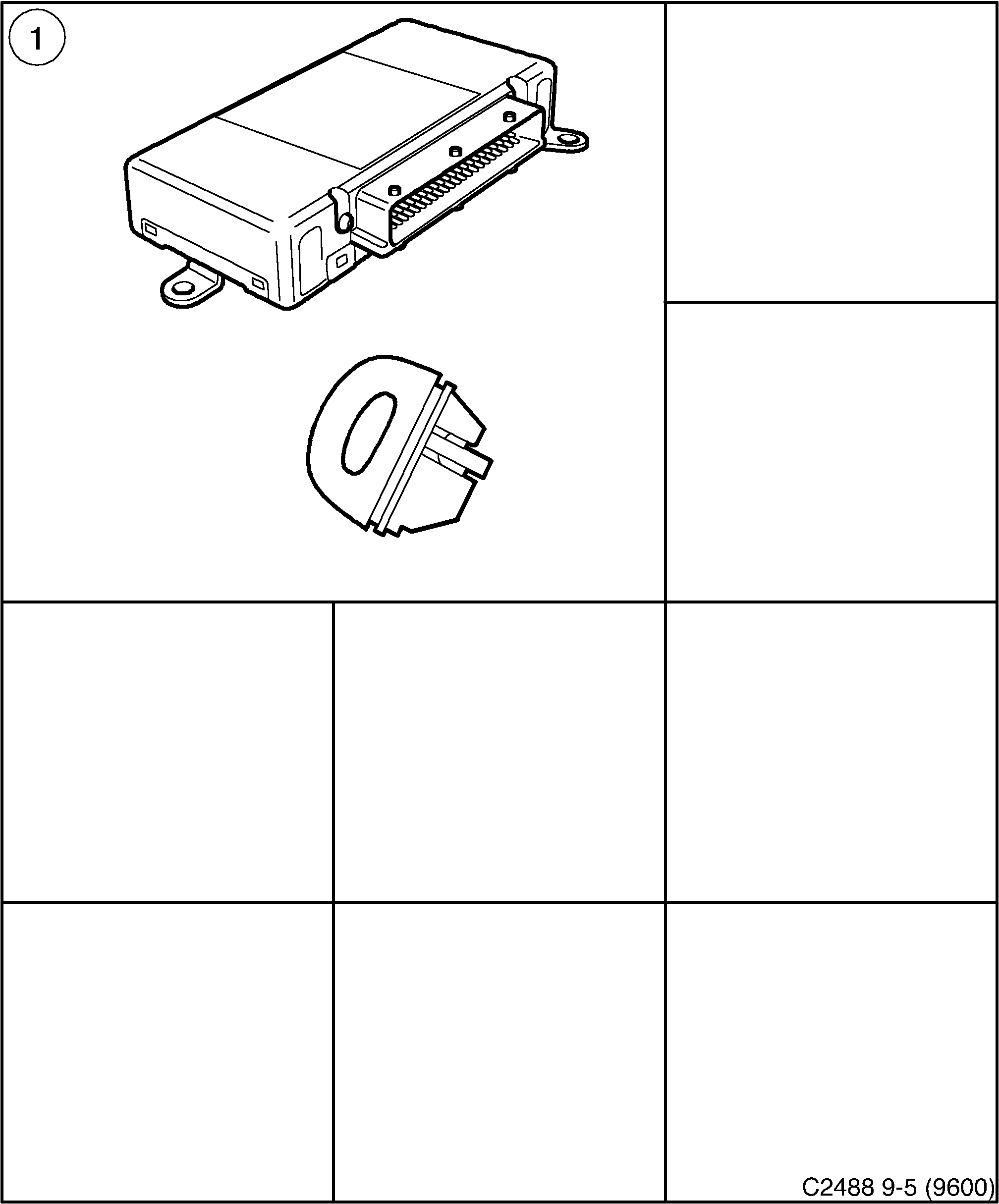 Saab 9-5 (9600) Electrical system diagram