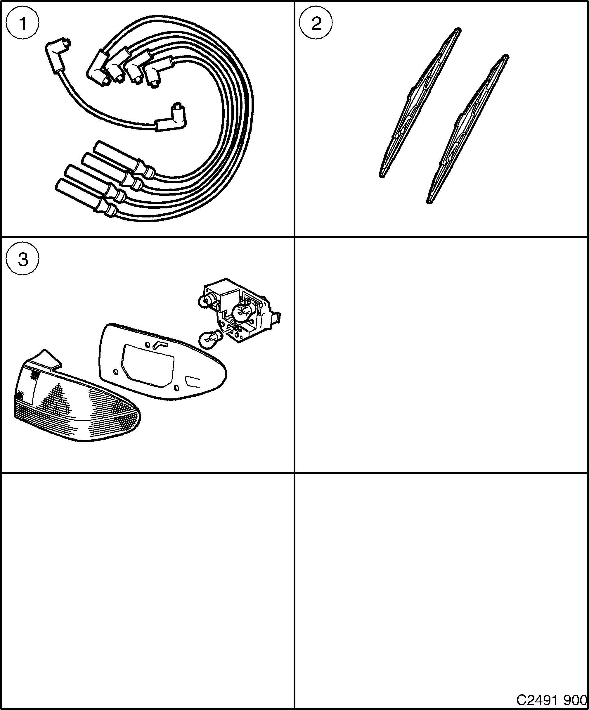 Saab 900 Electrical system diagram
