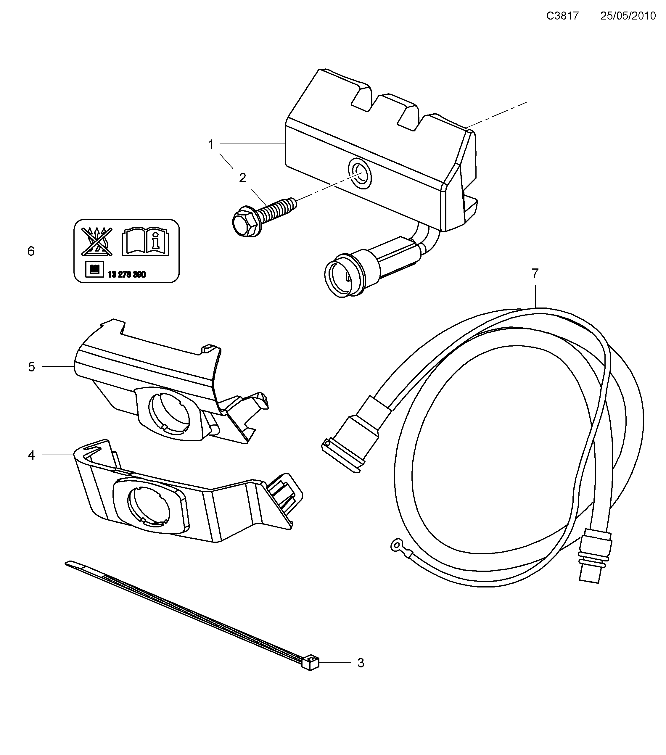 Saab 9-5 (650) Heater diagram