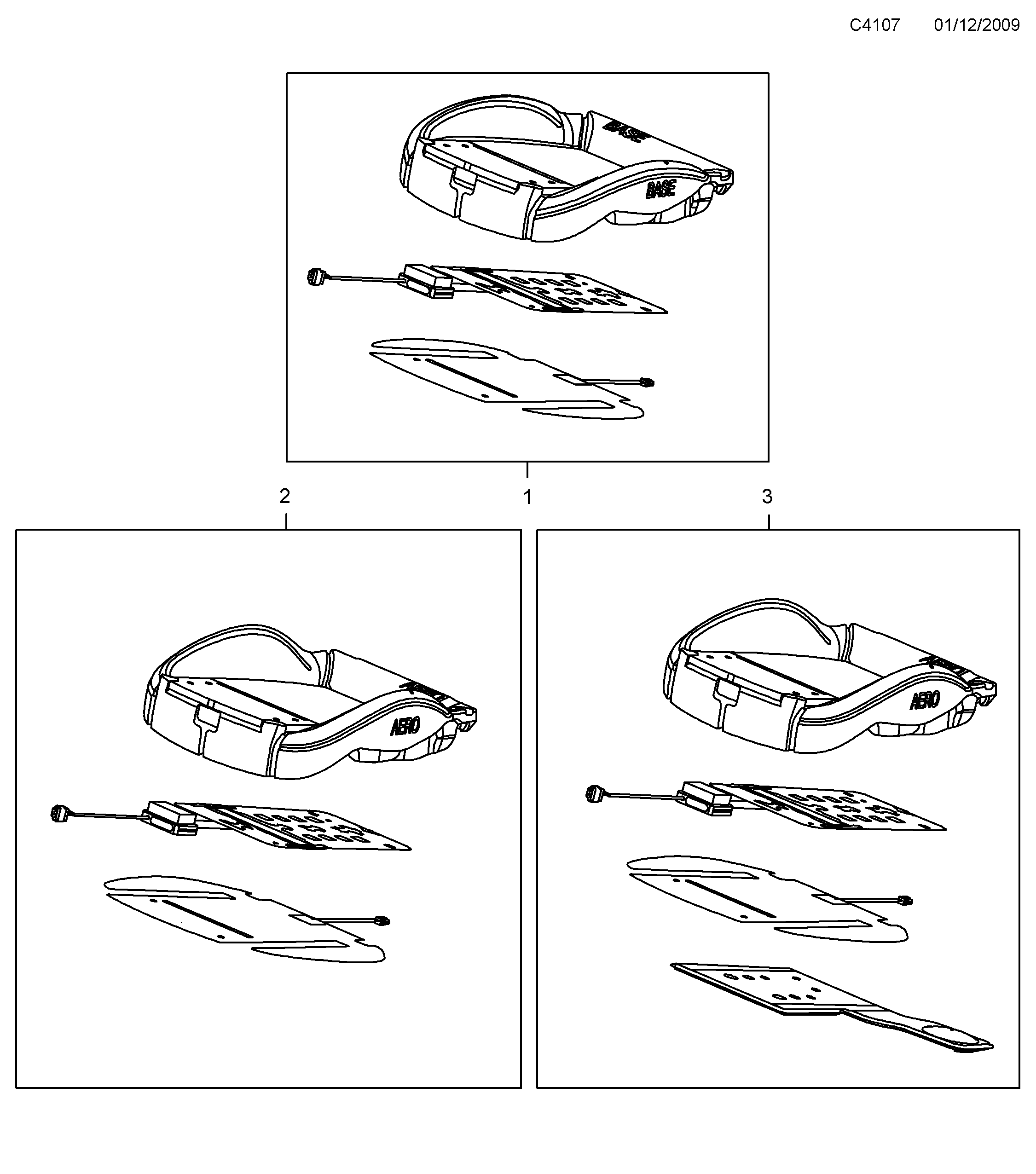 Saab 9-5 (650) PPS Passenger Presence System diagram