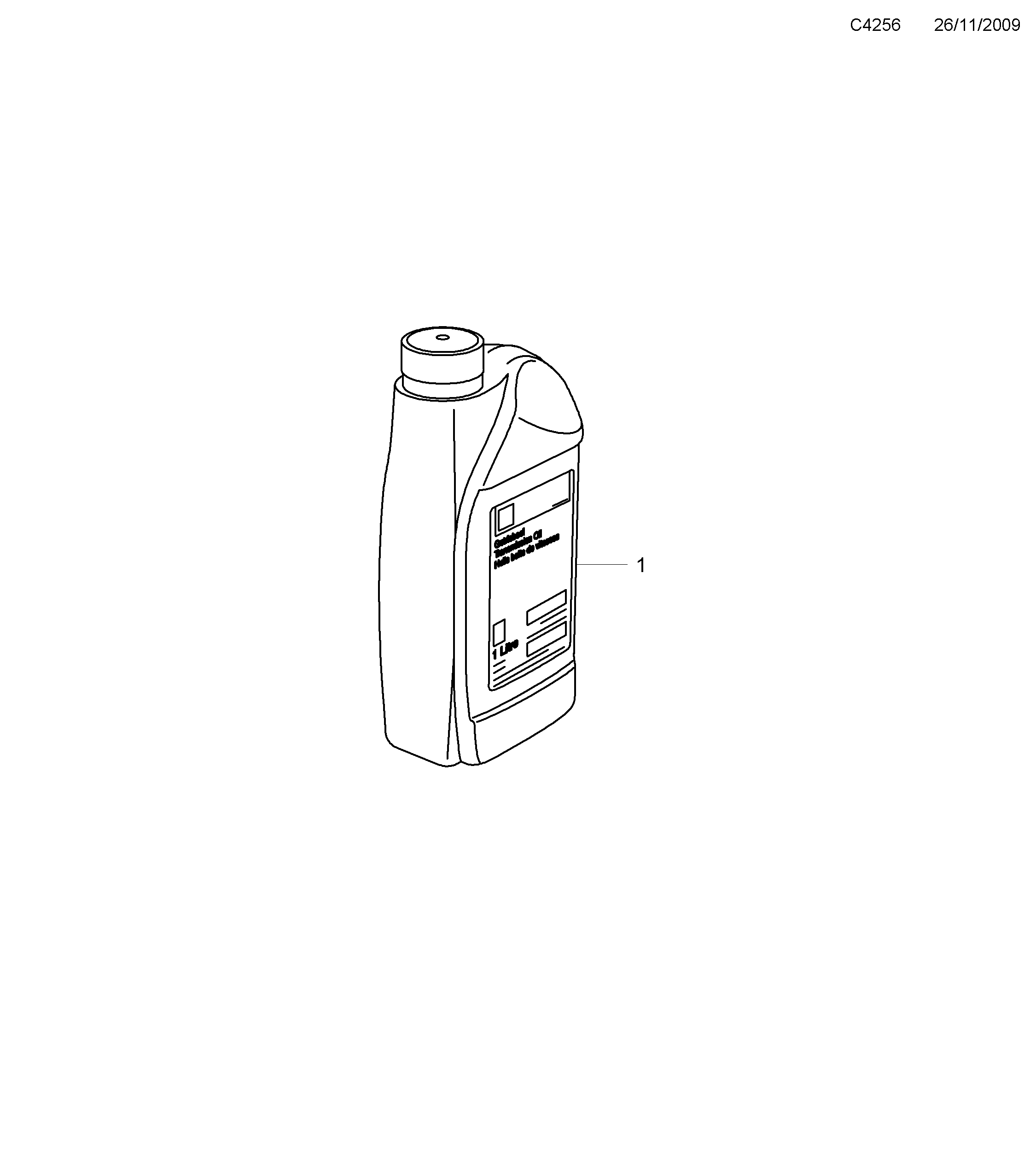 Saab 9-5 (650) Transfer box oil diagram