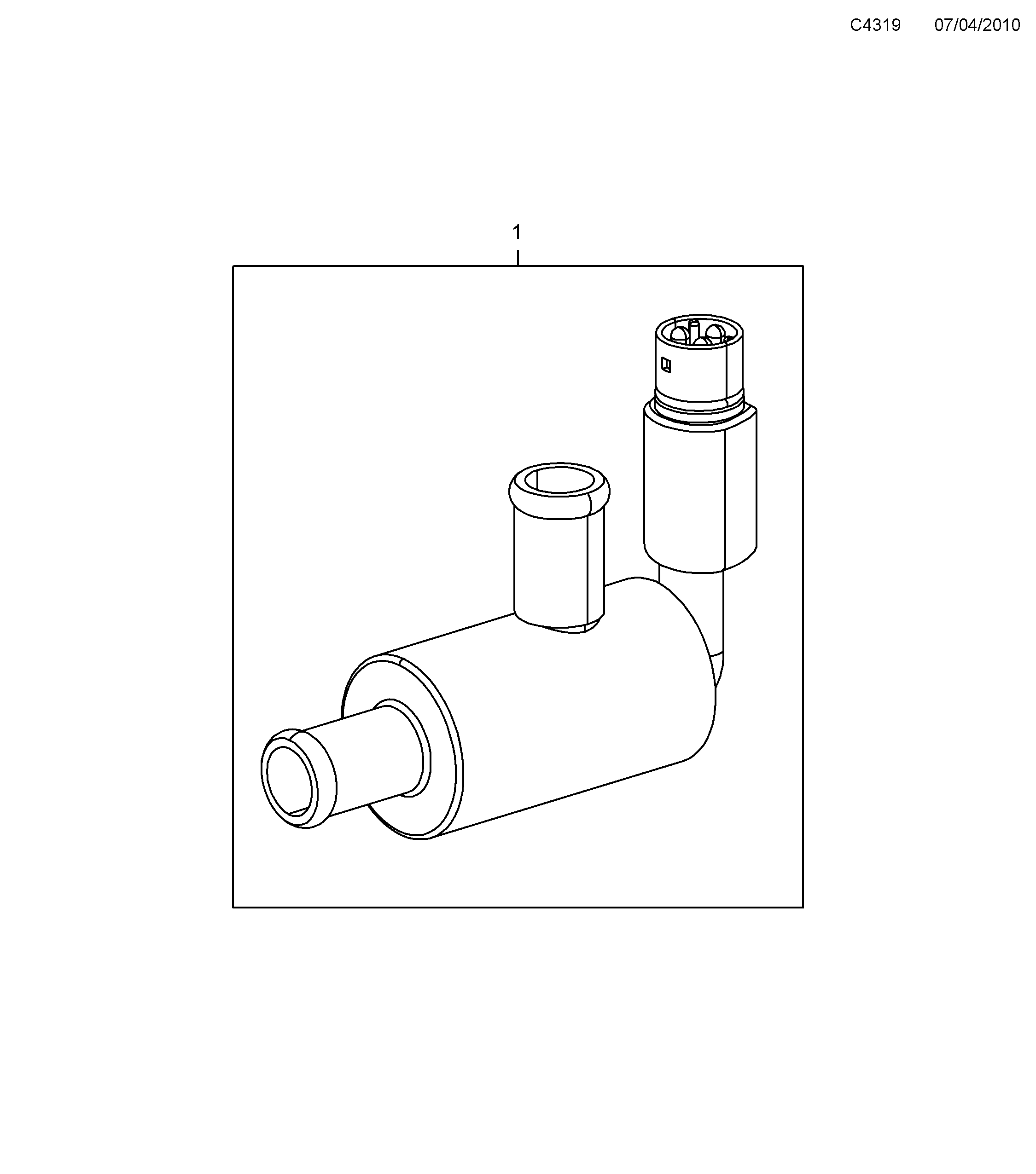 Saab 9-5 (650) Climate control Engine heater diagram