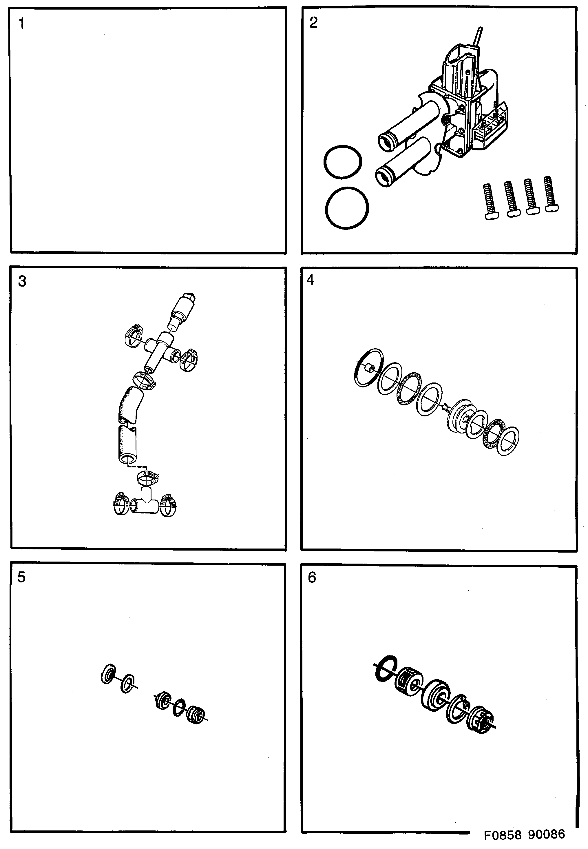 Saab 900 Body Heating and ventilation diagram