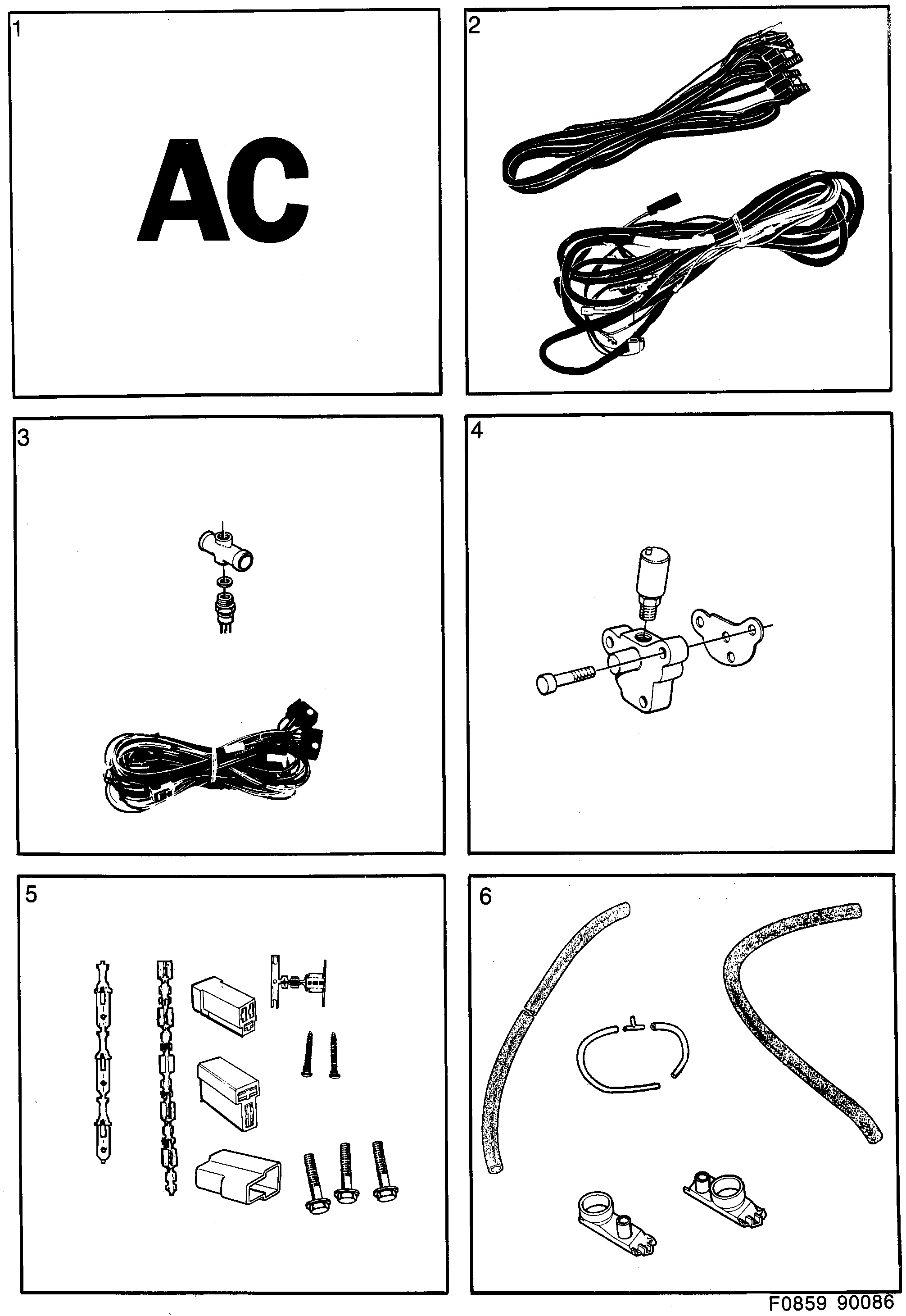 Saab 900 Body Heating and ventilation diagram