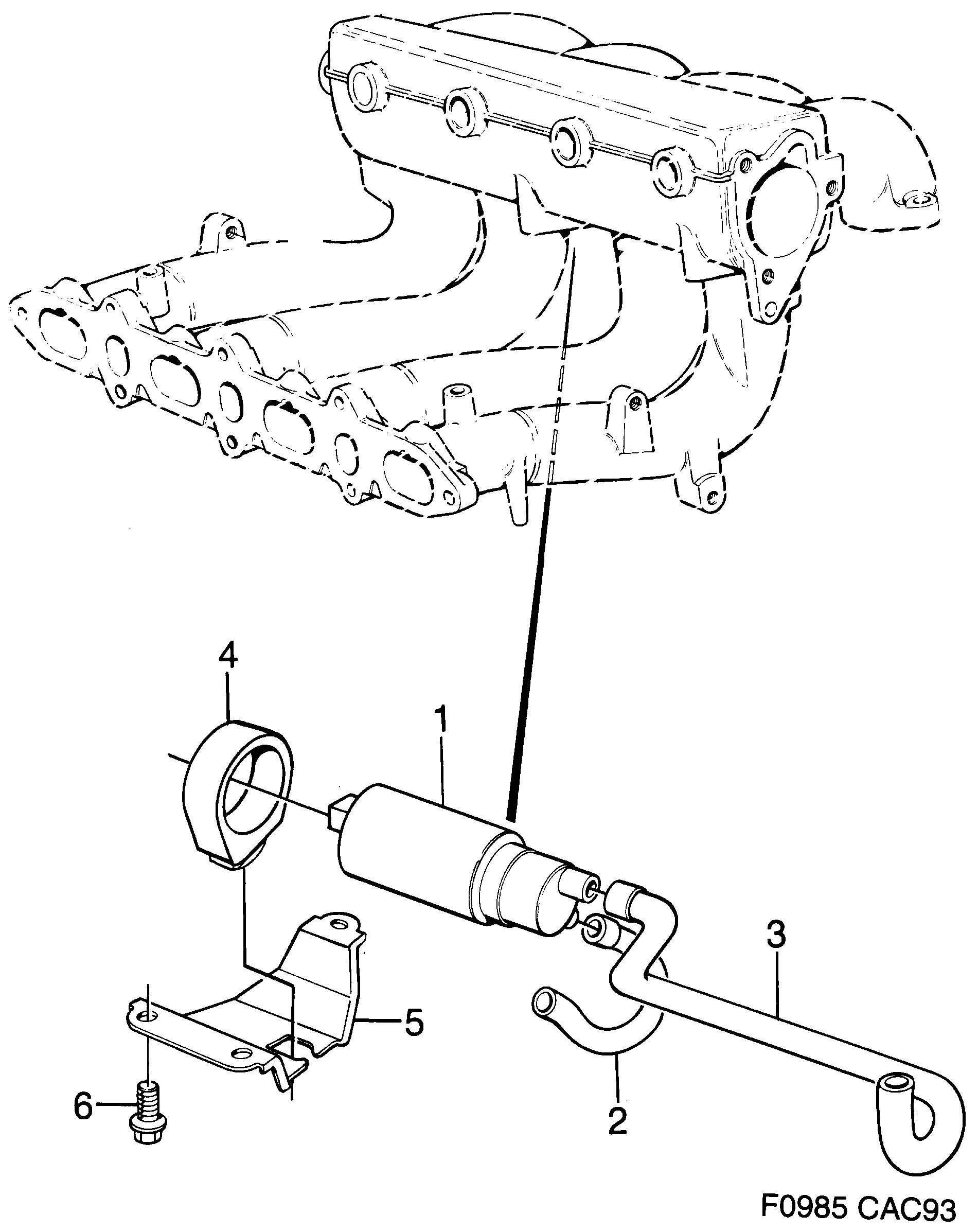 Saab 9000 IAC diagram