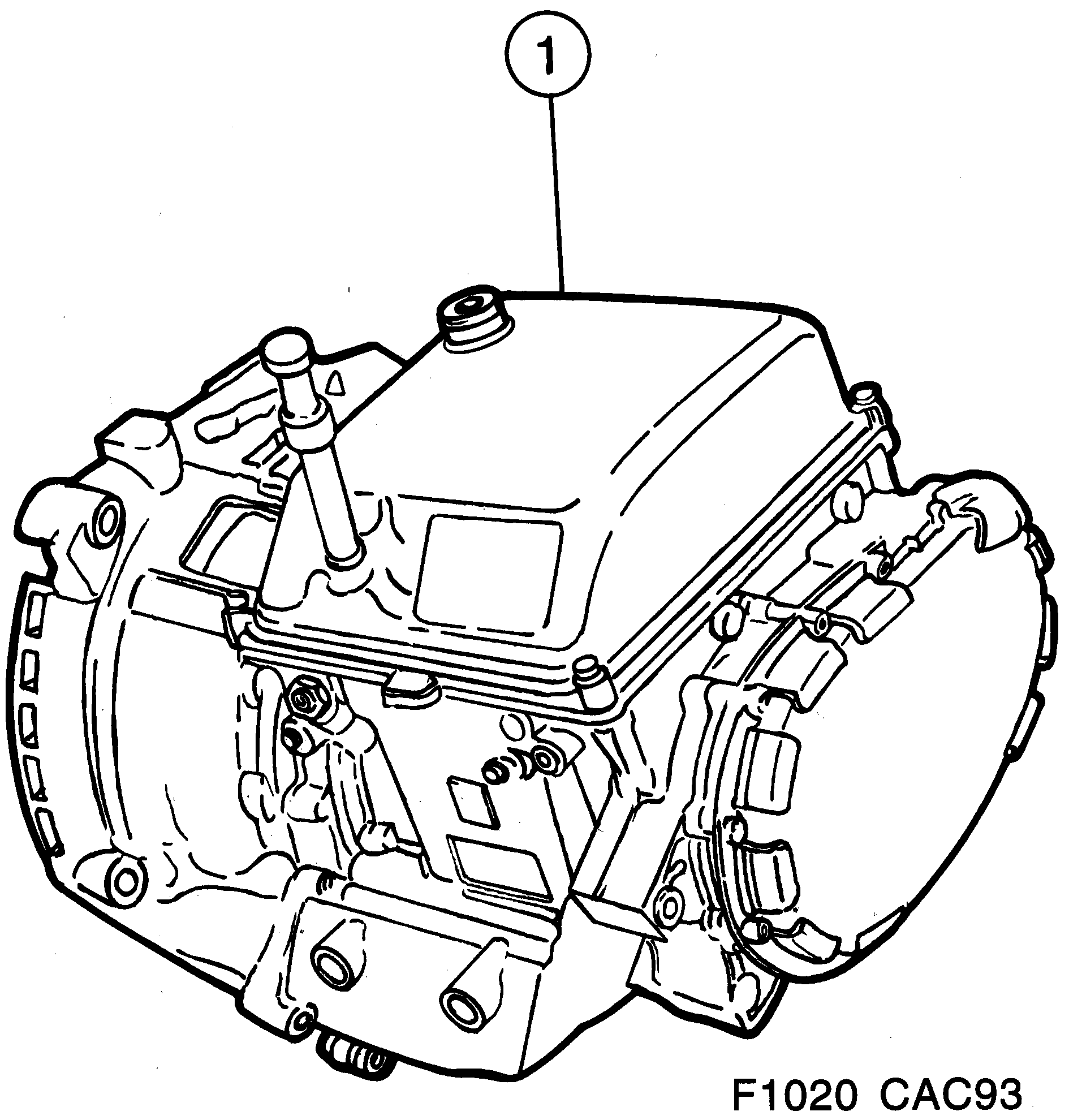 Saab 9000 Automatic diagram