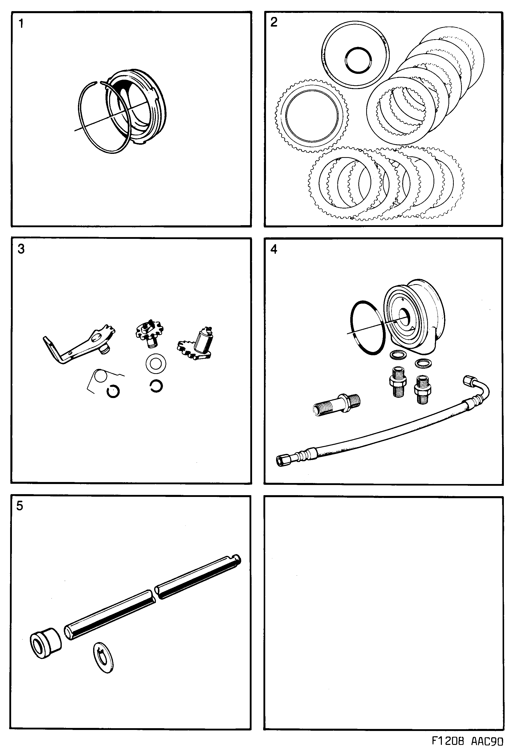 Saab 900 Transmission diagram