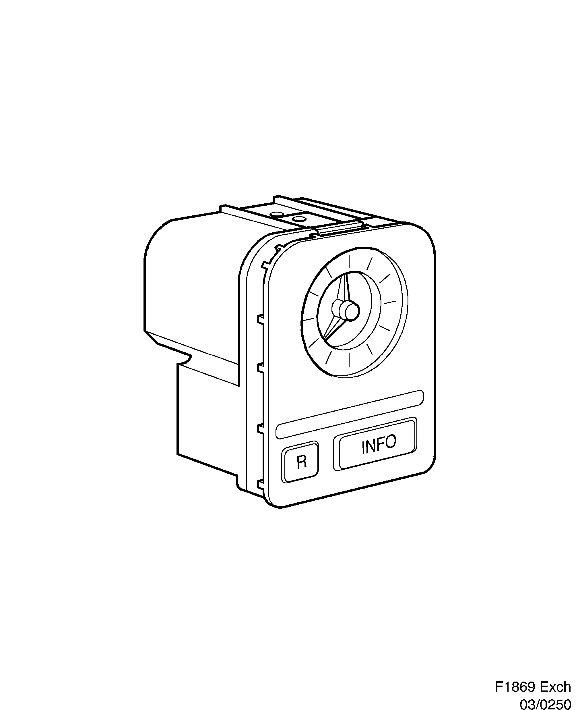 Saab EXCH. Clock, DCC, SCC diagram