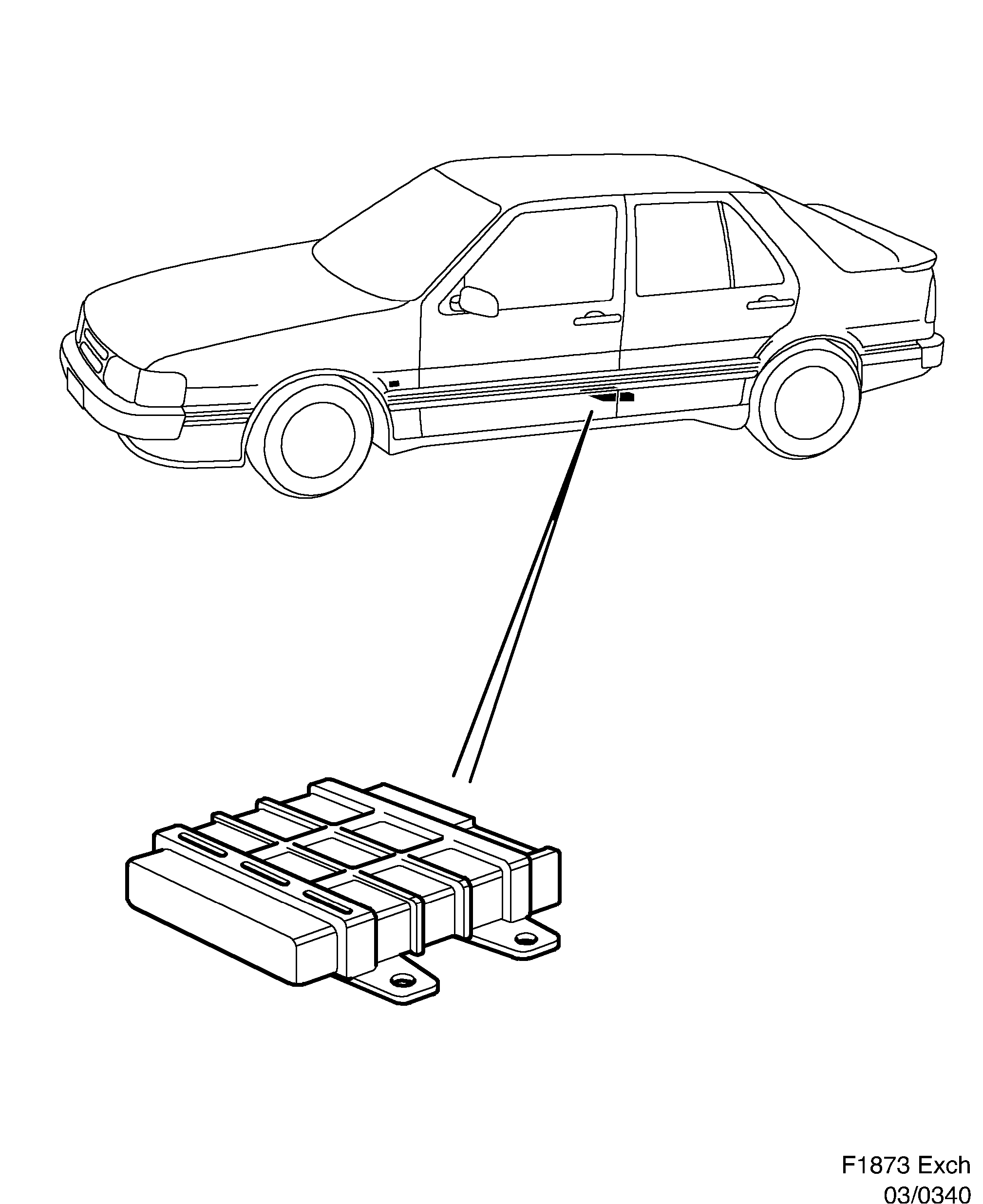 Saab EXCH. EZK diagram