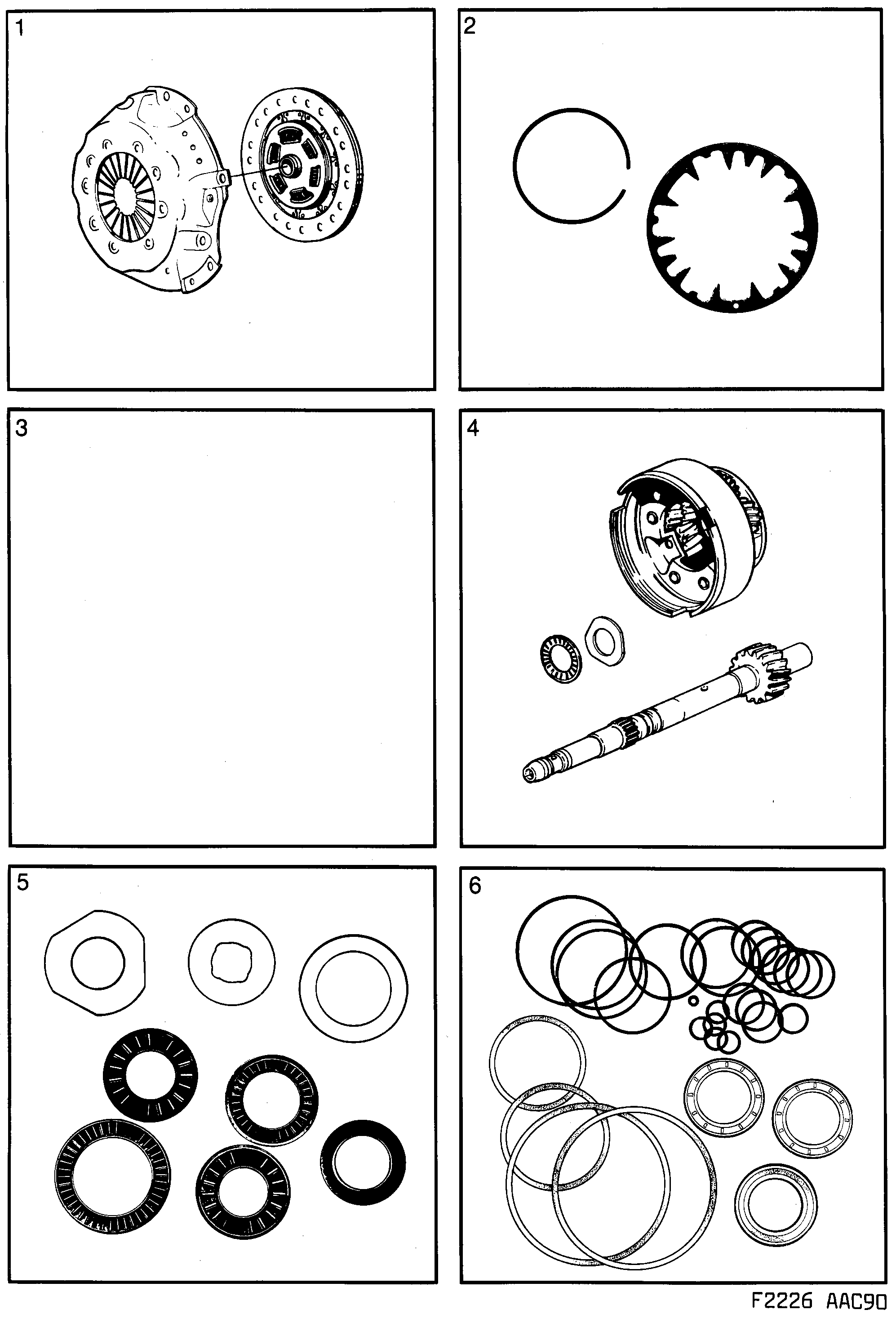 Saab 900 Transmission diagram
