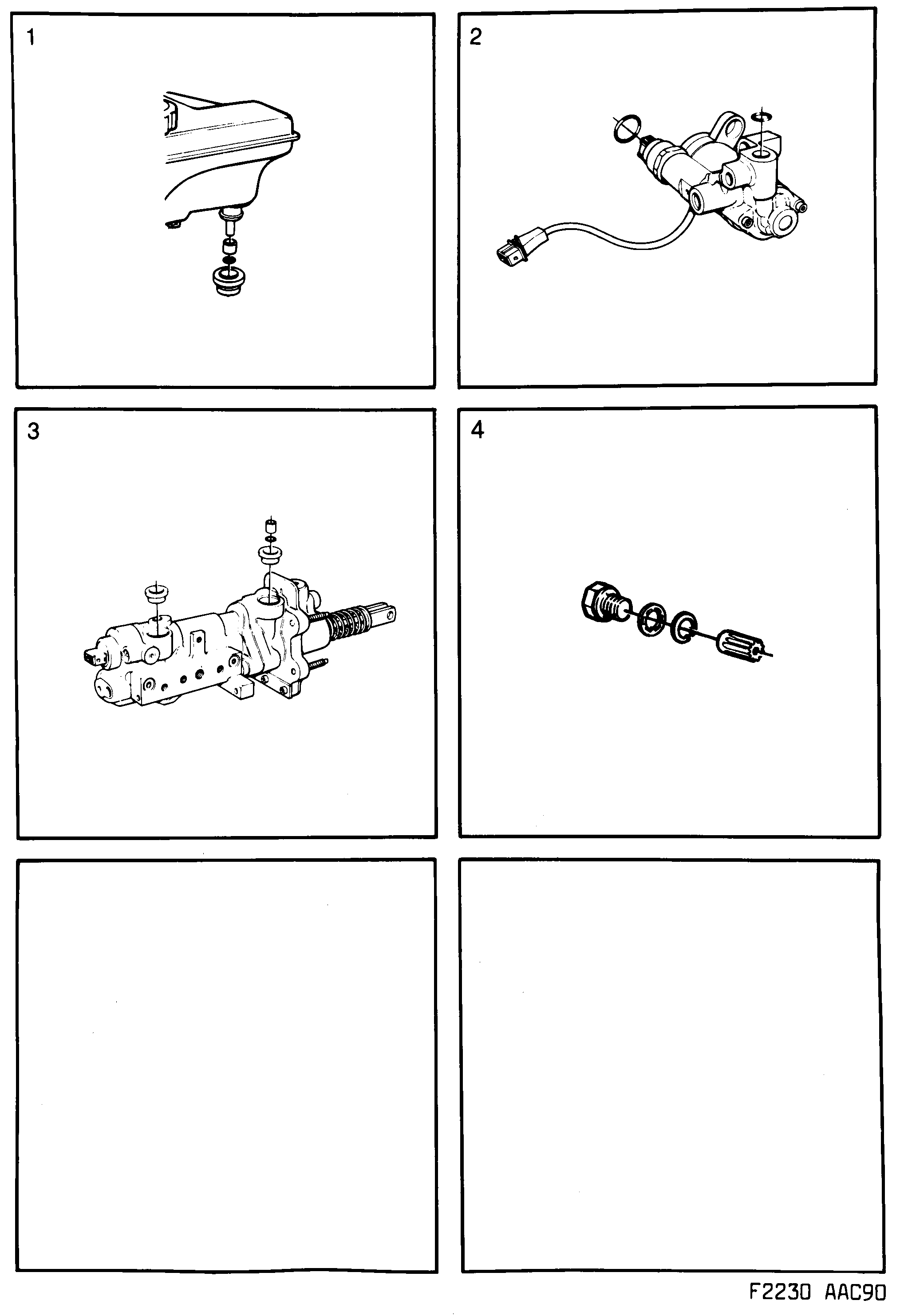 Saab 900 Brakes diagram