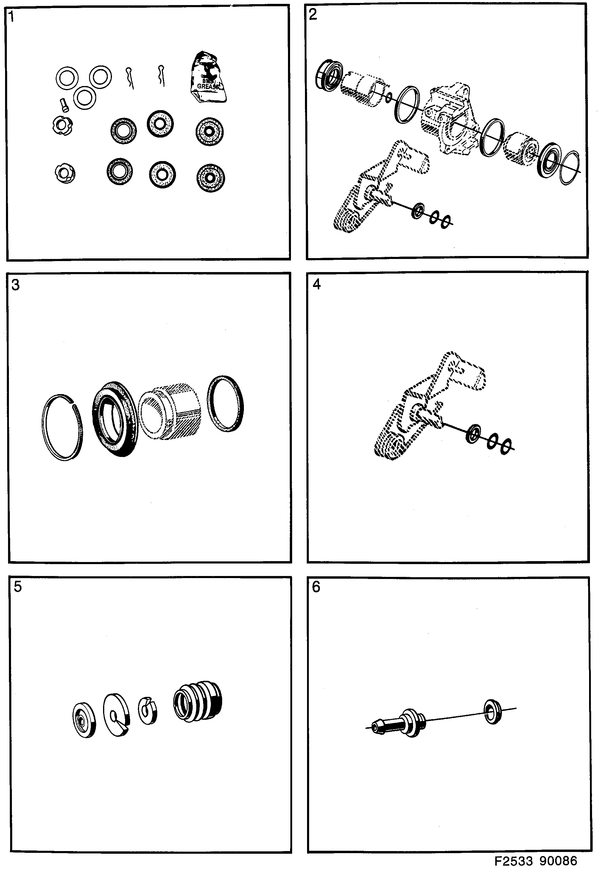 Saab 900 Brakes diagram