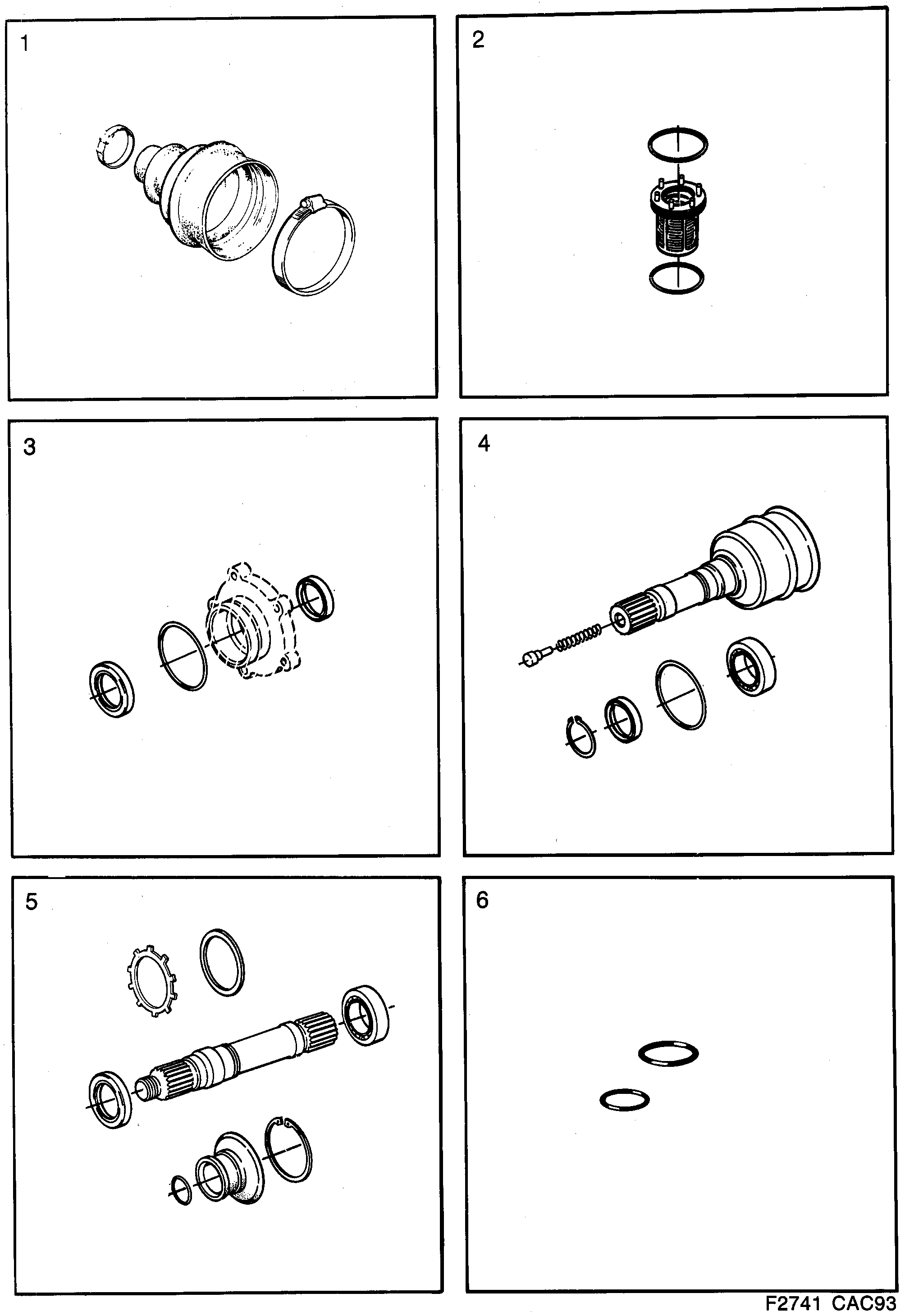 Saab 9000 Transmission diagram