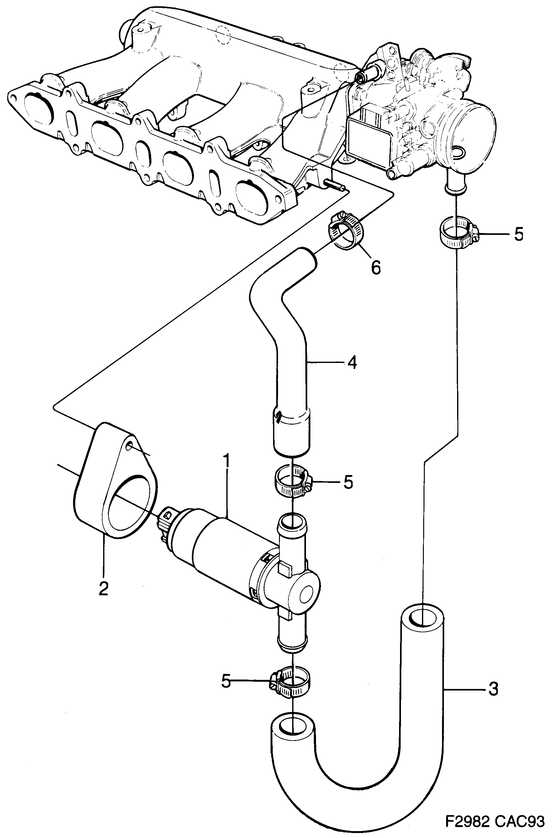 Saab 9000 IAC diagram