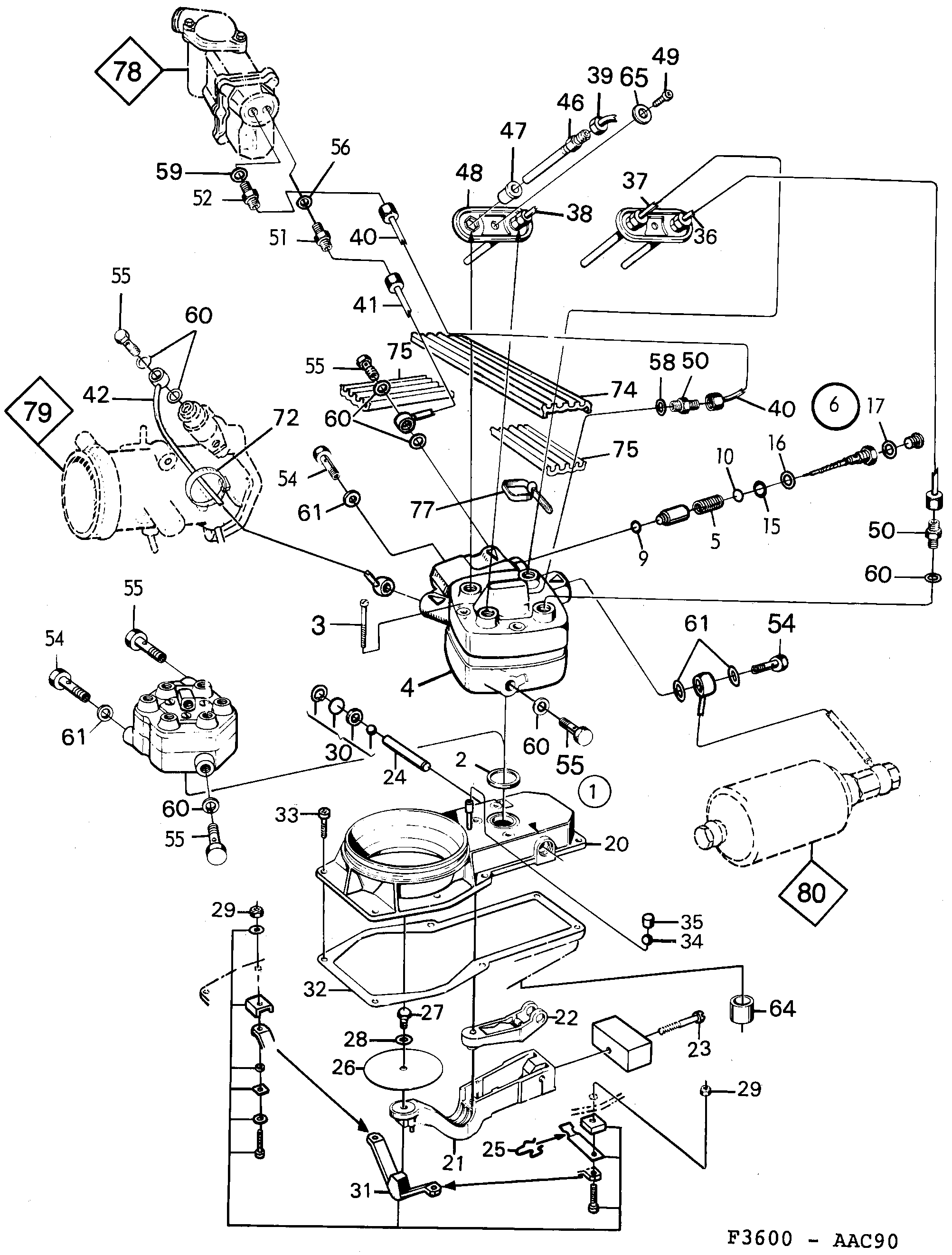 Saab 900 Mixing regulator diagram