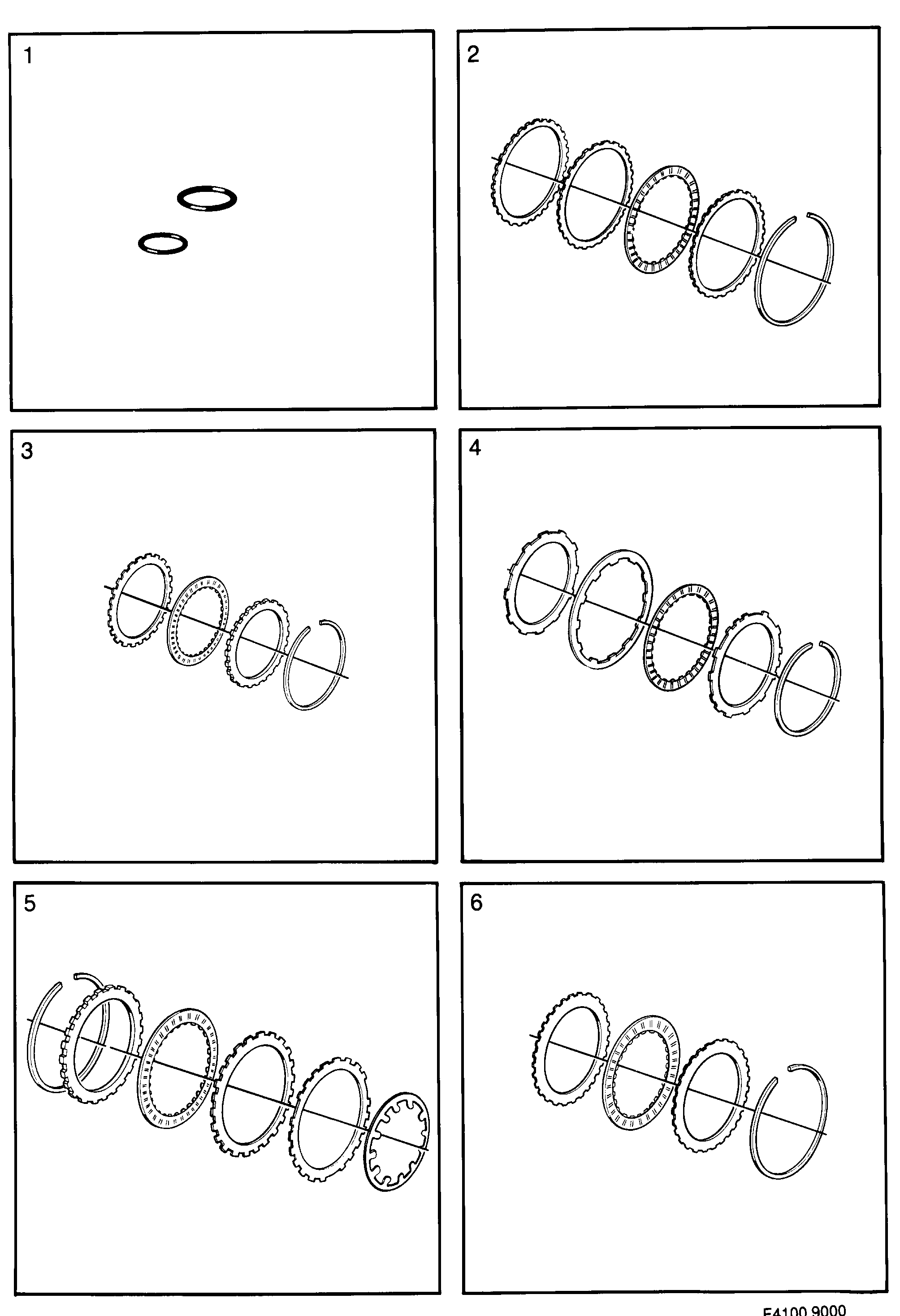 Saab 9000 Transmission diagram