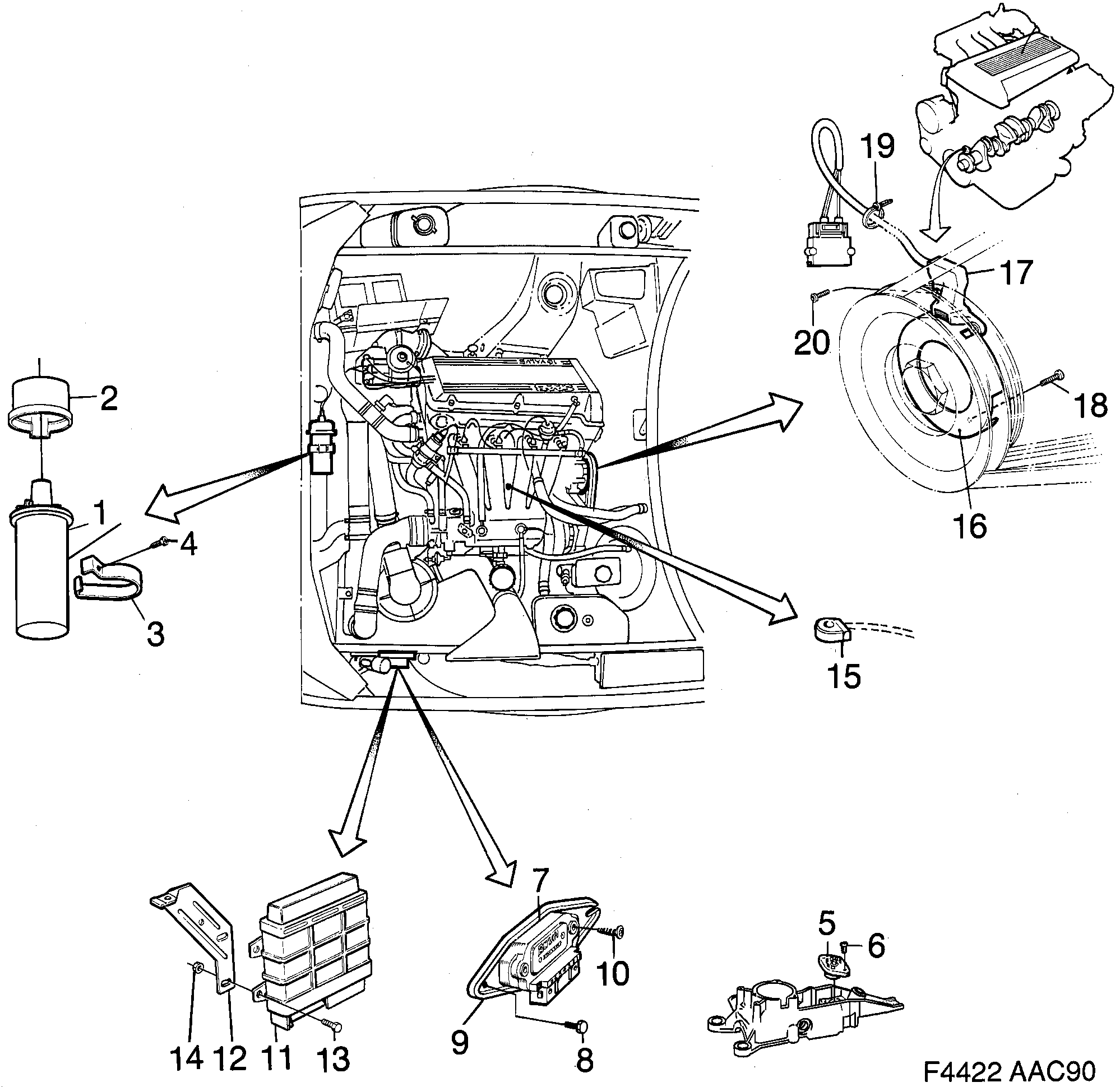 Saab 900 EZK diagram