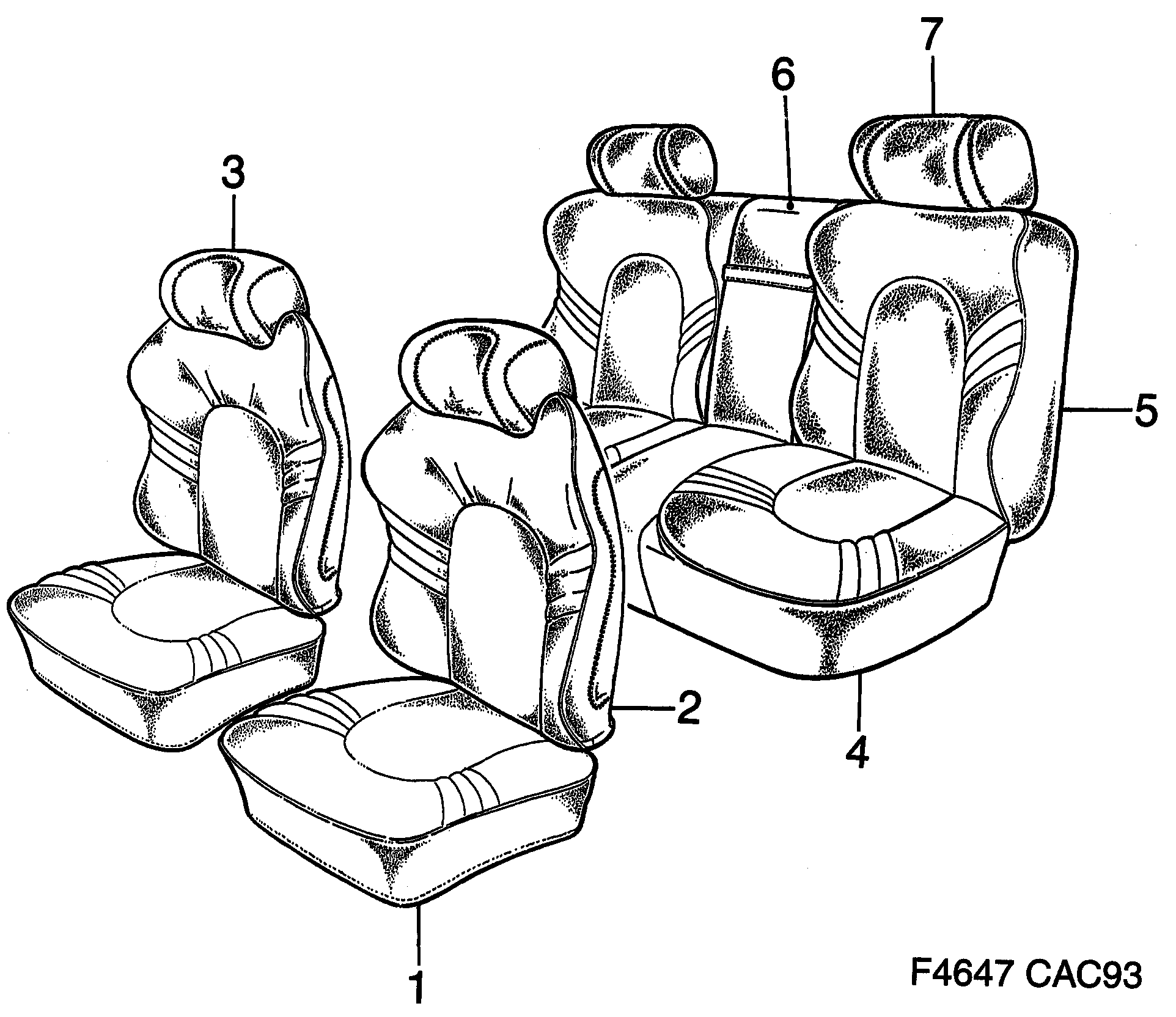 Saab 9000 Covers Sports design diagram