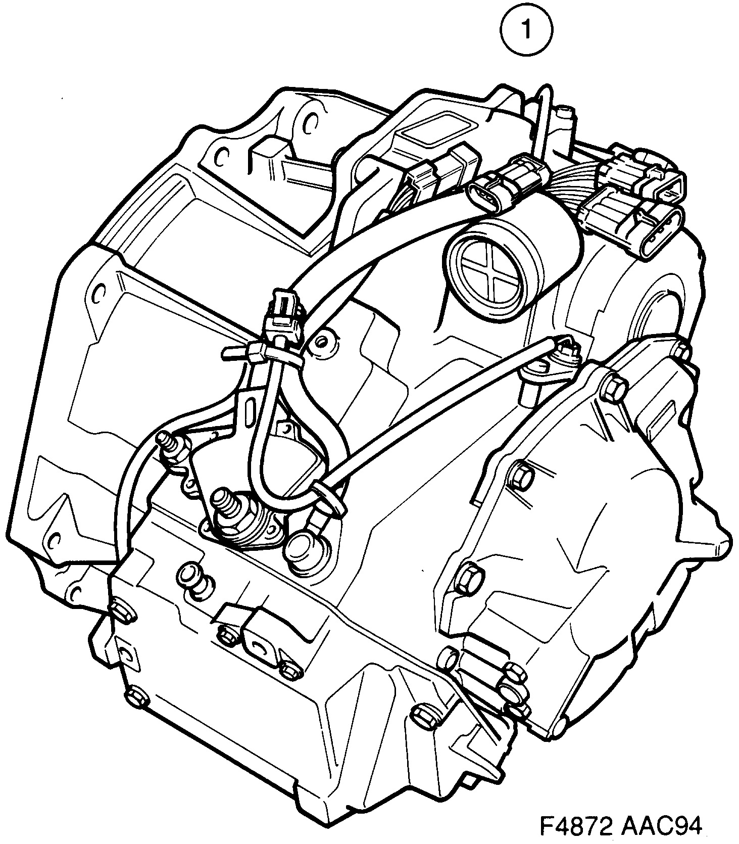 Saab 900 Automatic diagram