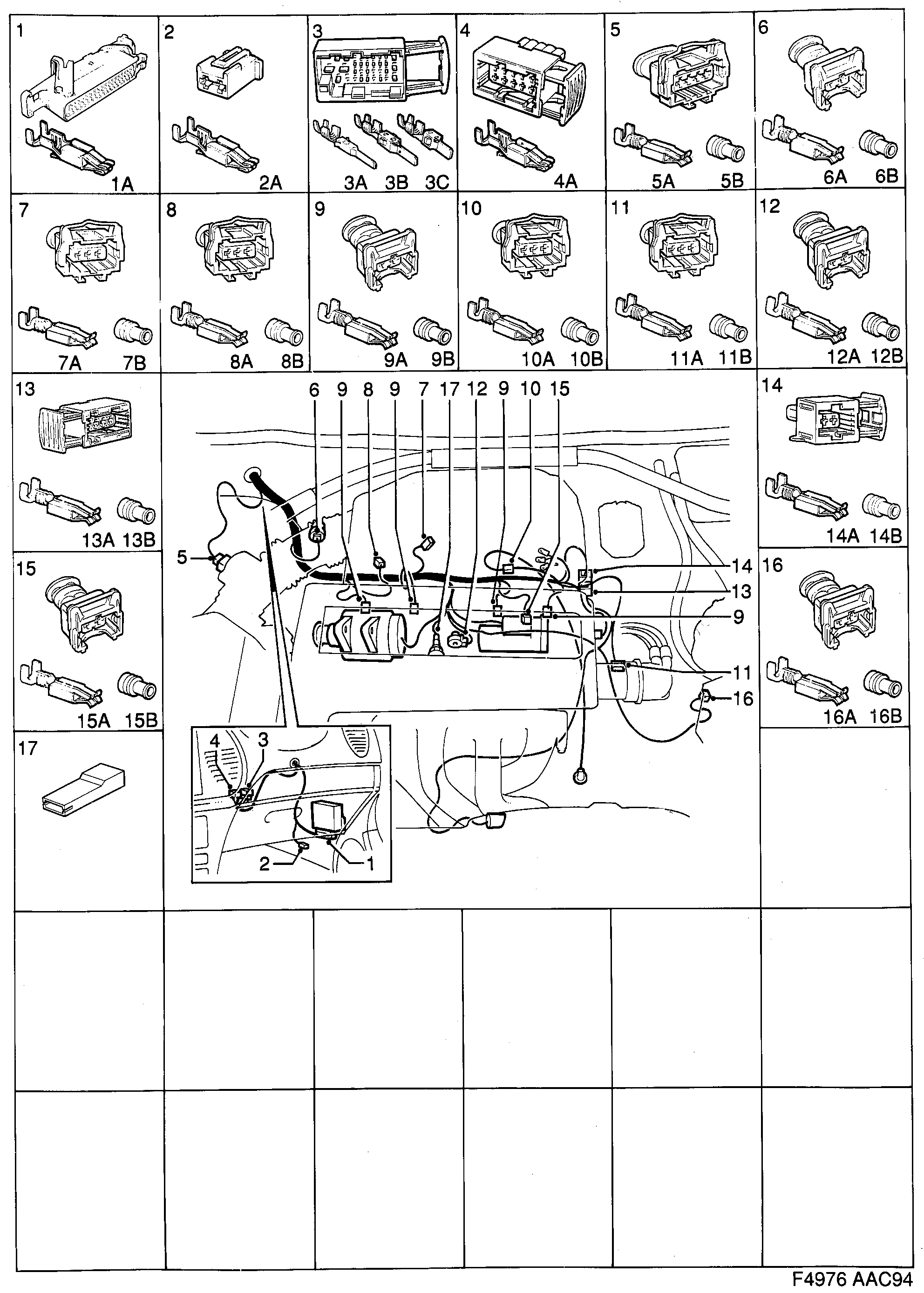 Saab 900 Engine diagram