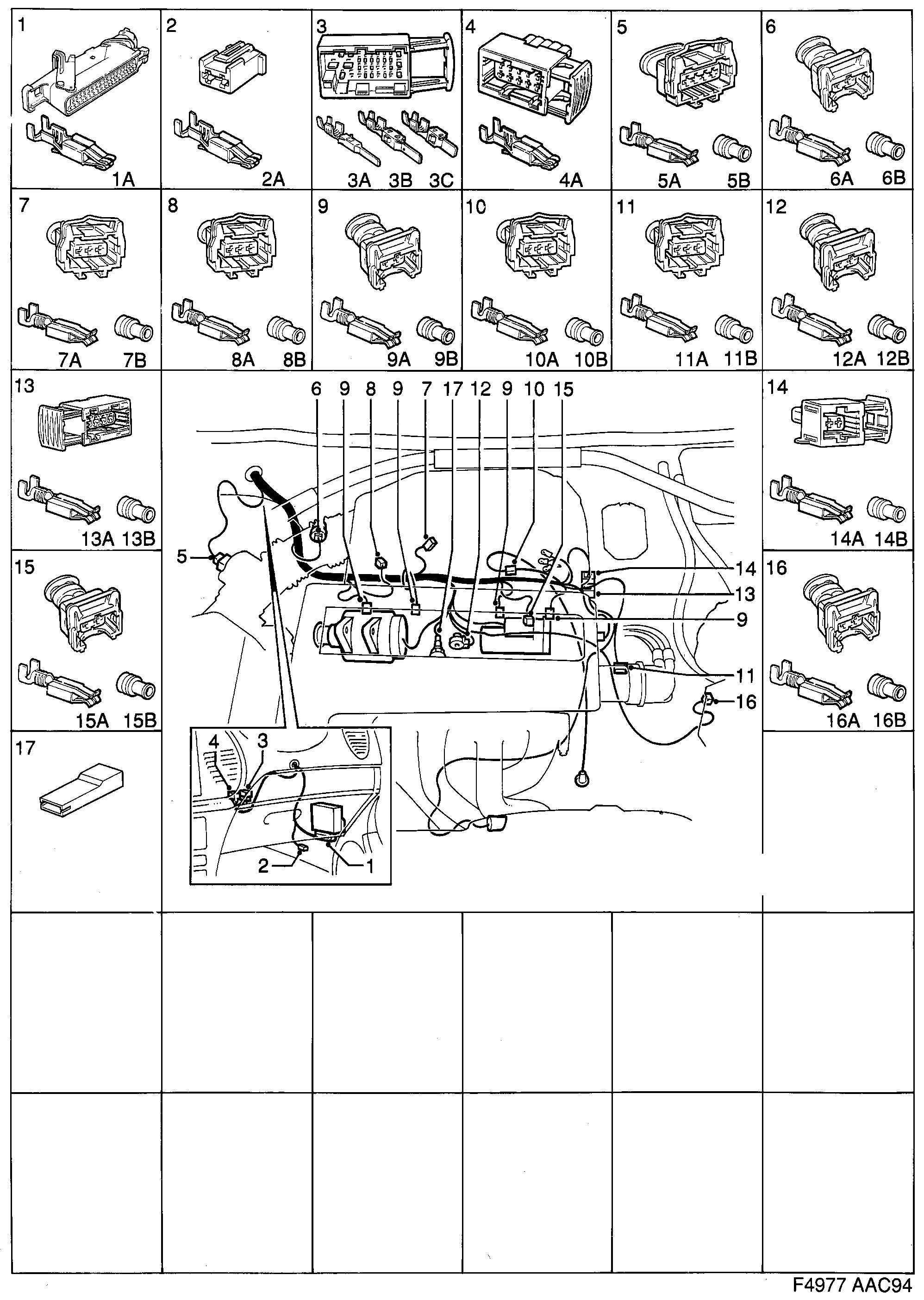 Saab 900 Engine diagram