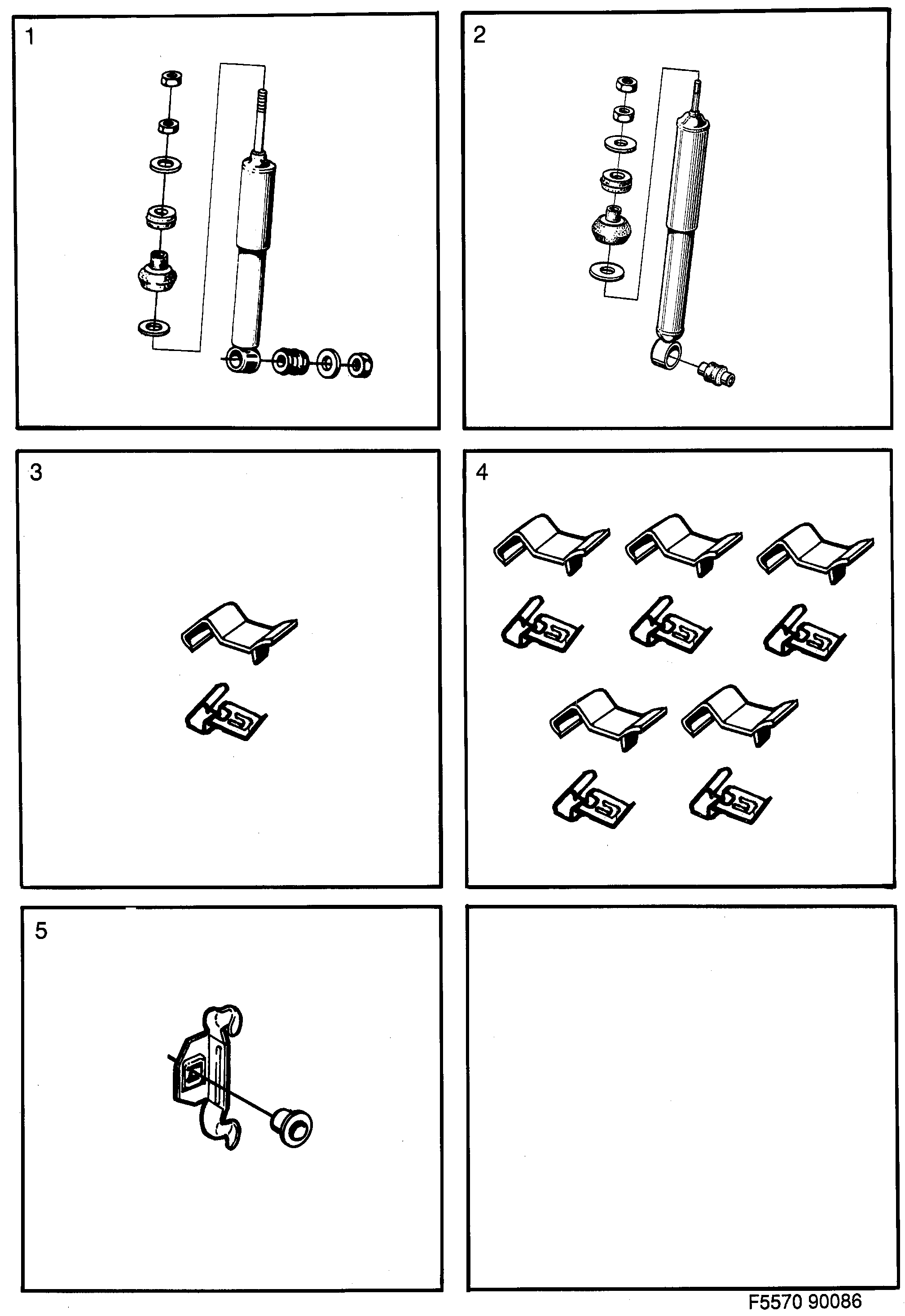 Saab 900 Suspension system Wheel diagram