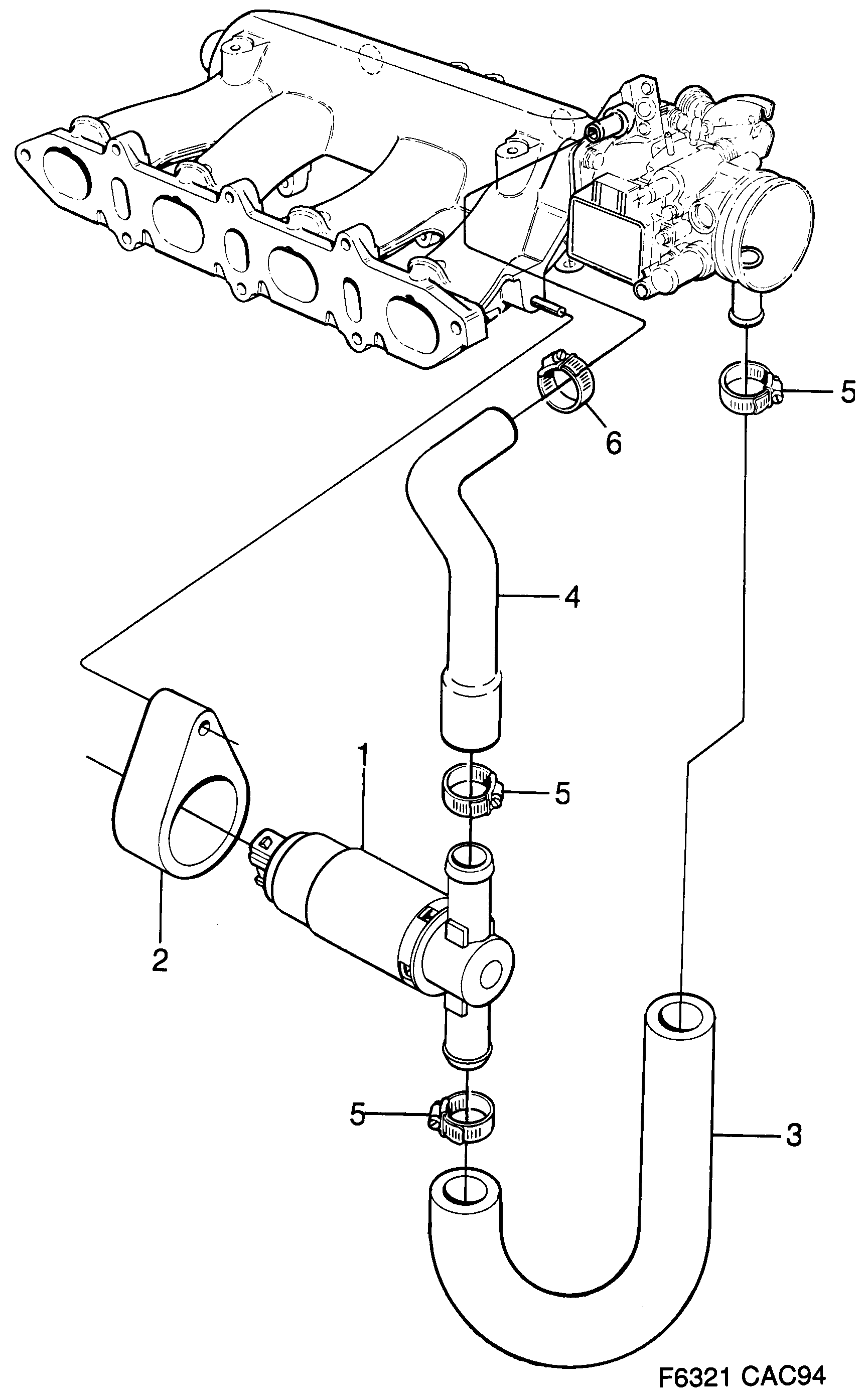 Saab 9000 IAC diagram