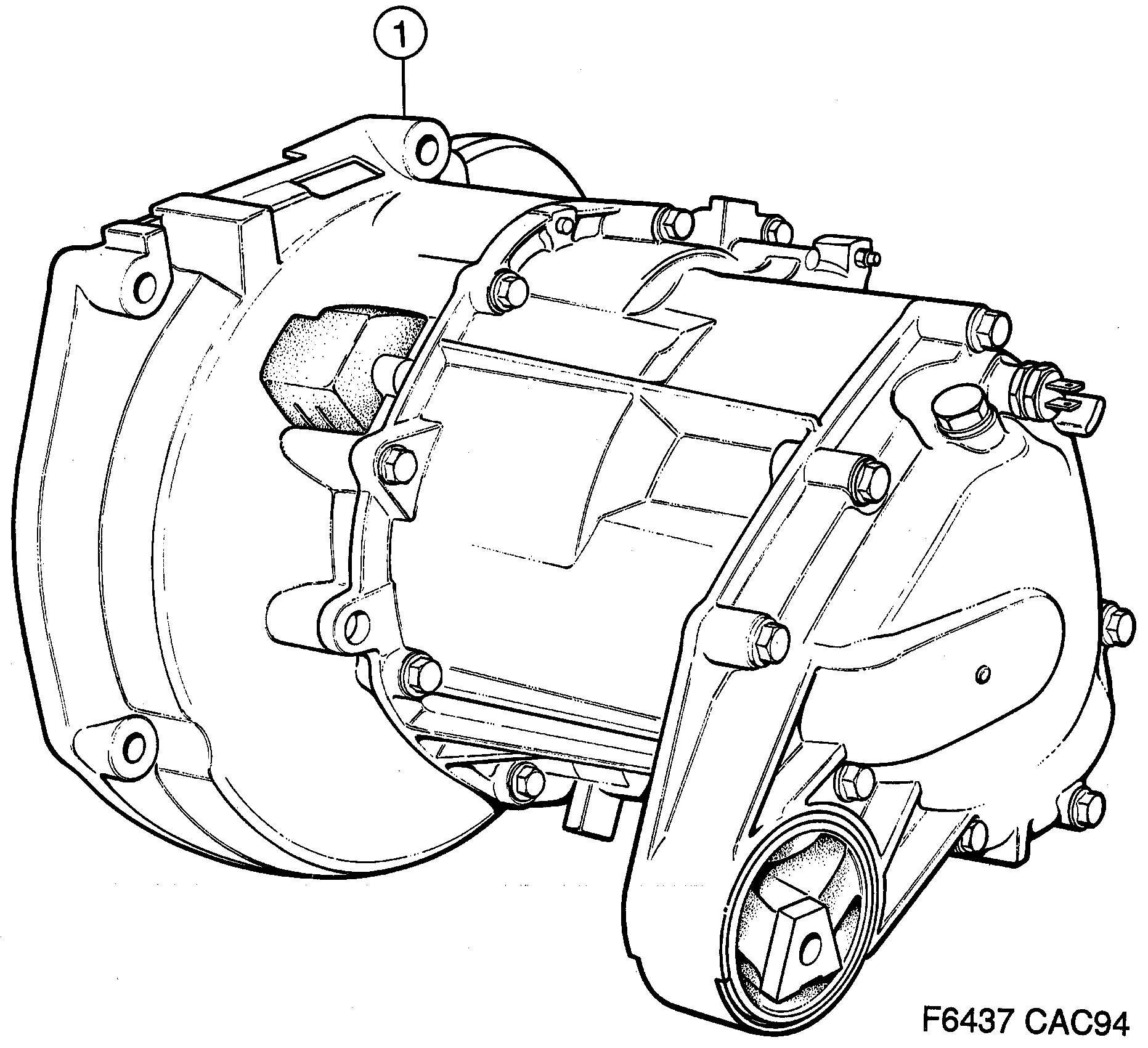 Saab 9000 Manual diagram