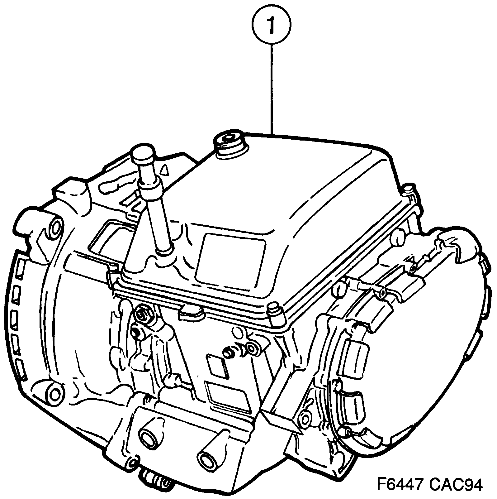 Saab 9000 Automatic diagram
