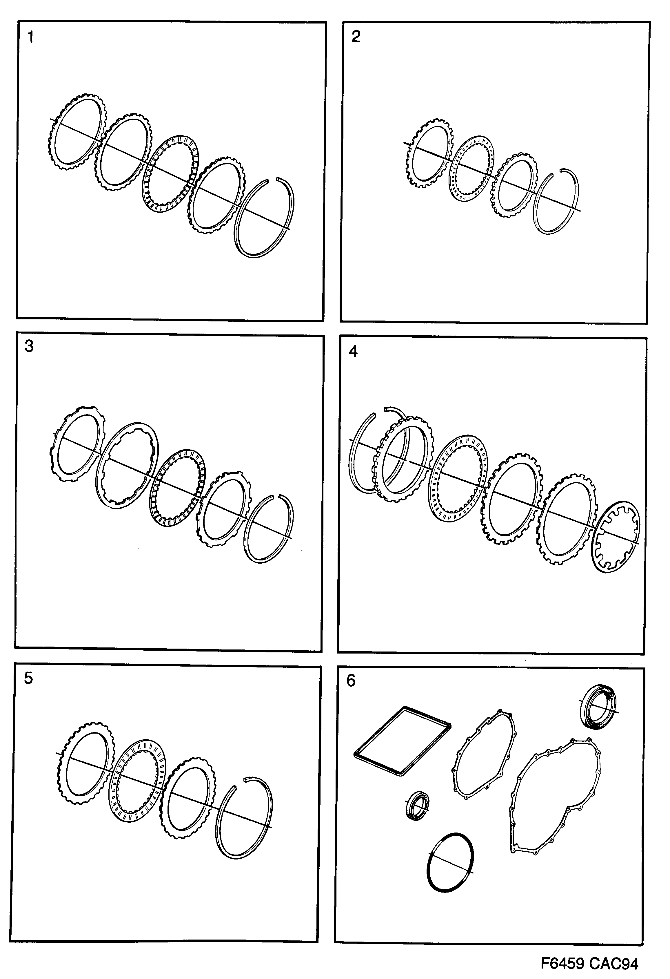 Saab 9000 Transmission diagram
