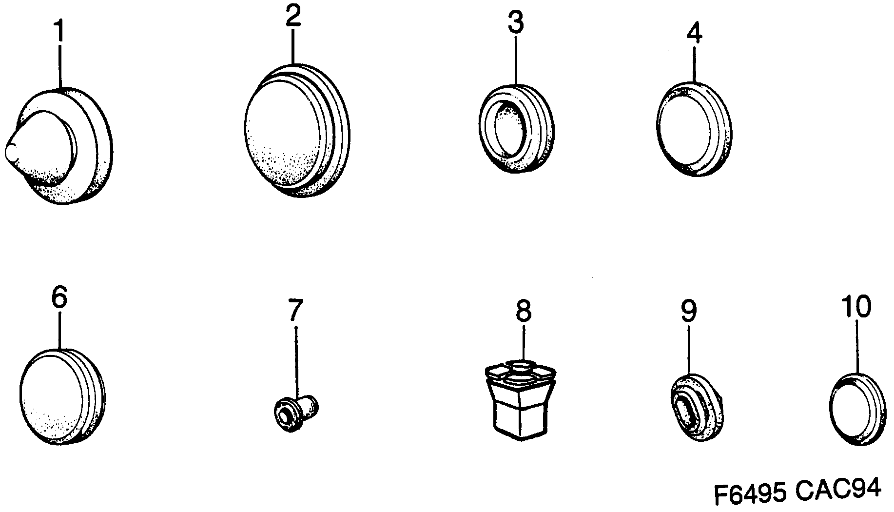 Saab 9000 Plugs diagram