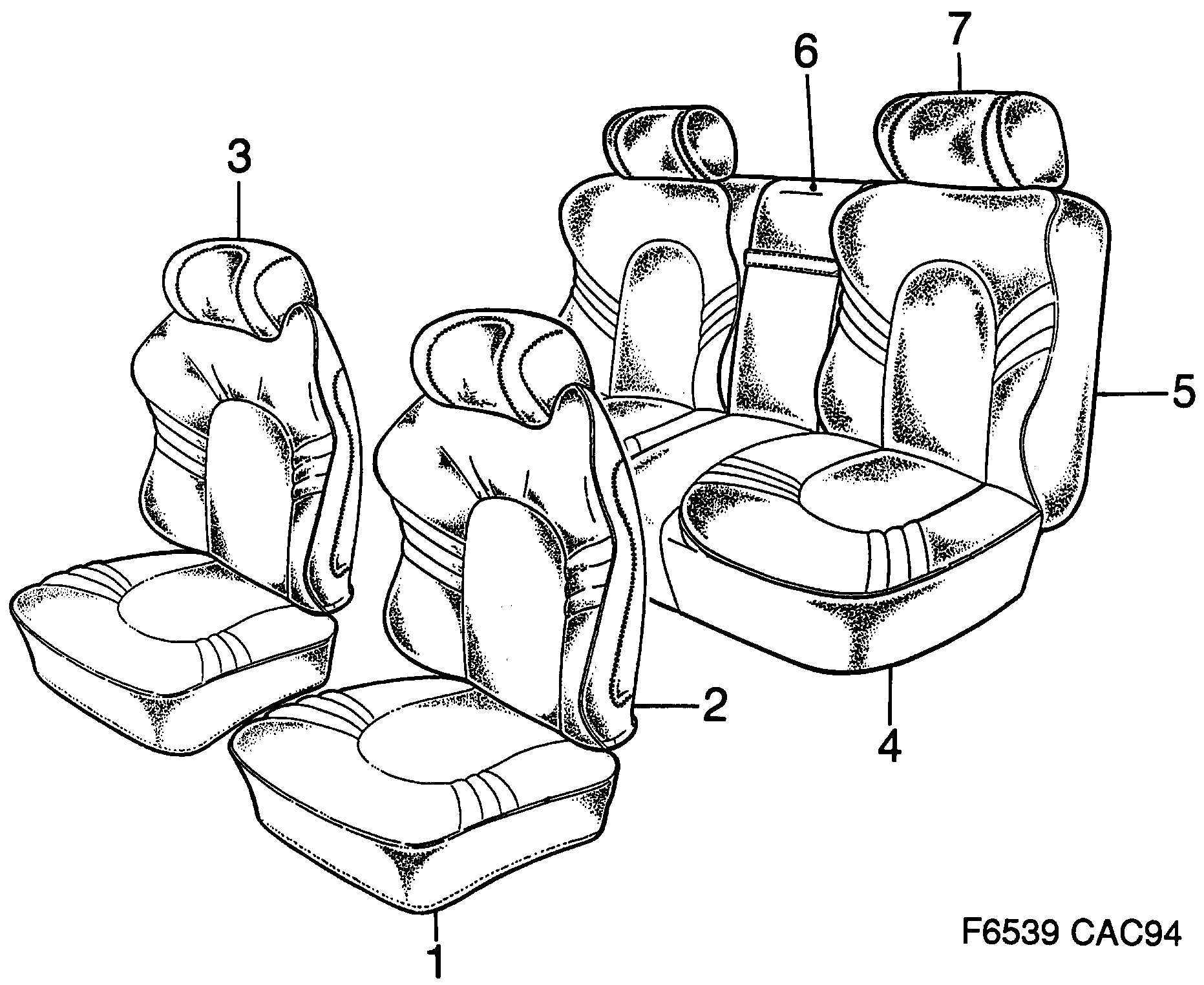 Saab 9000 Covers Sports design diagram