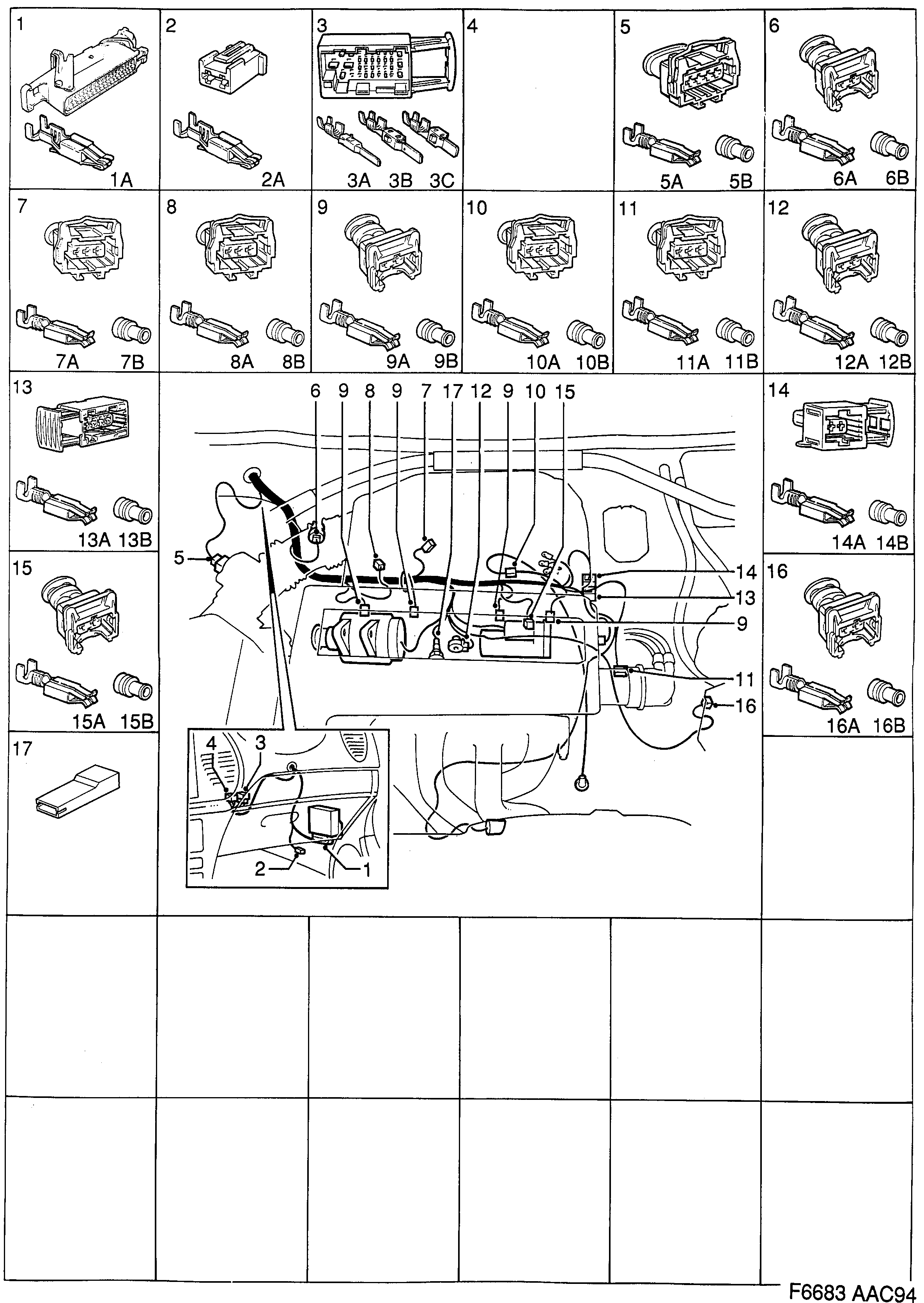 Saab 900 Engine diagram