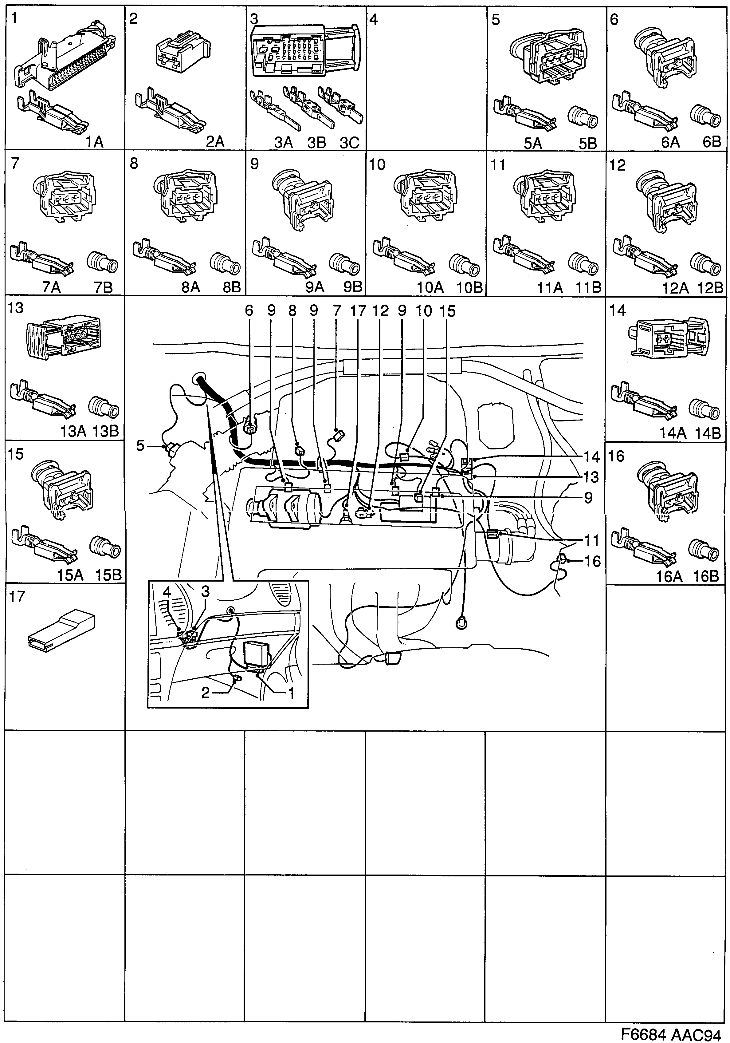 Saab 900 Engine diagram