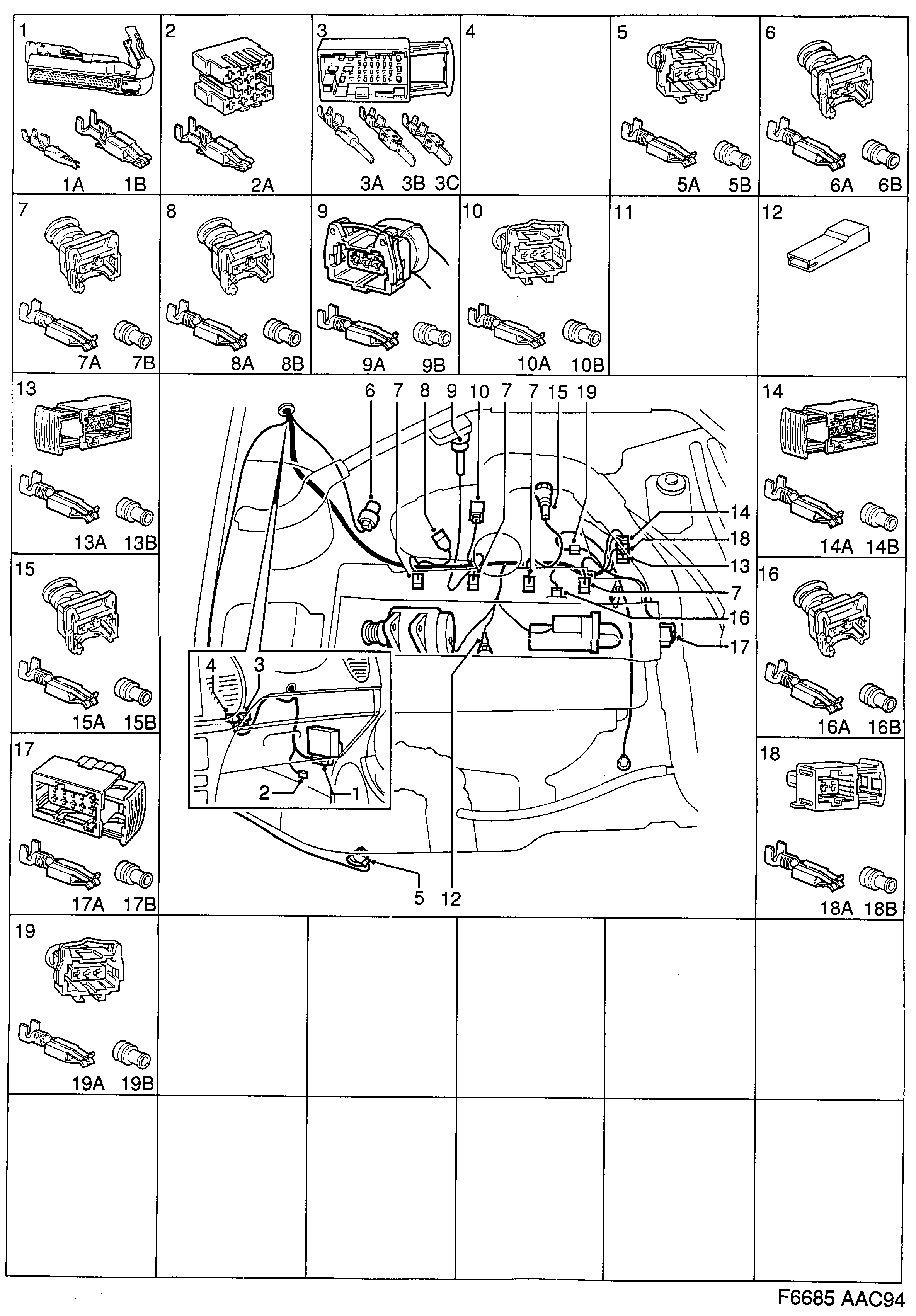 Saab 900 Engine diagram