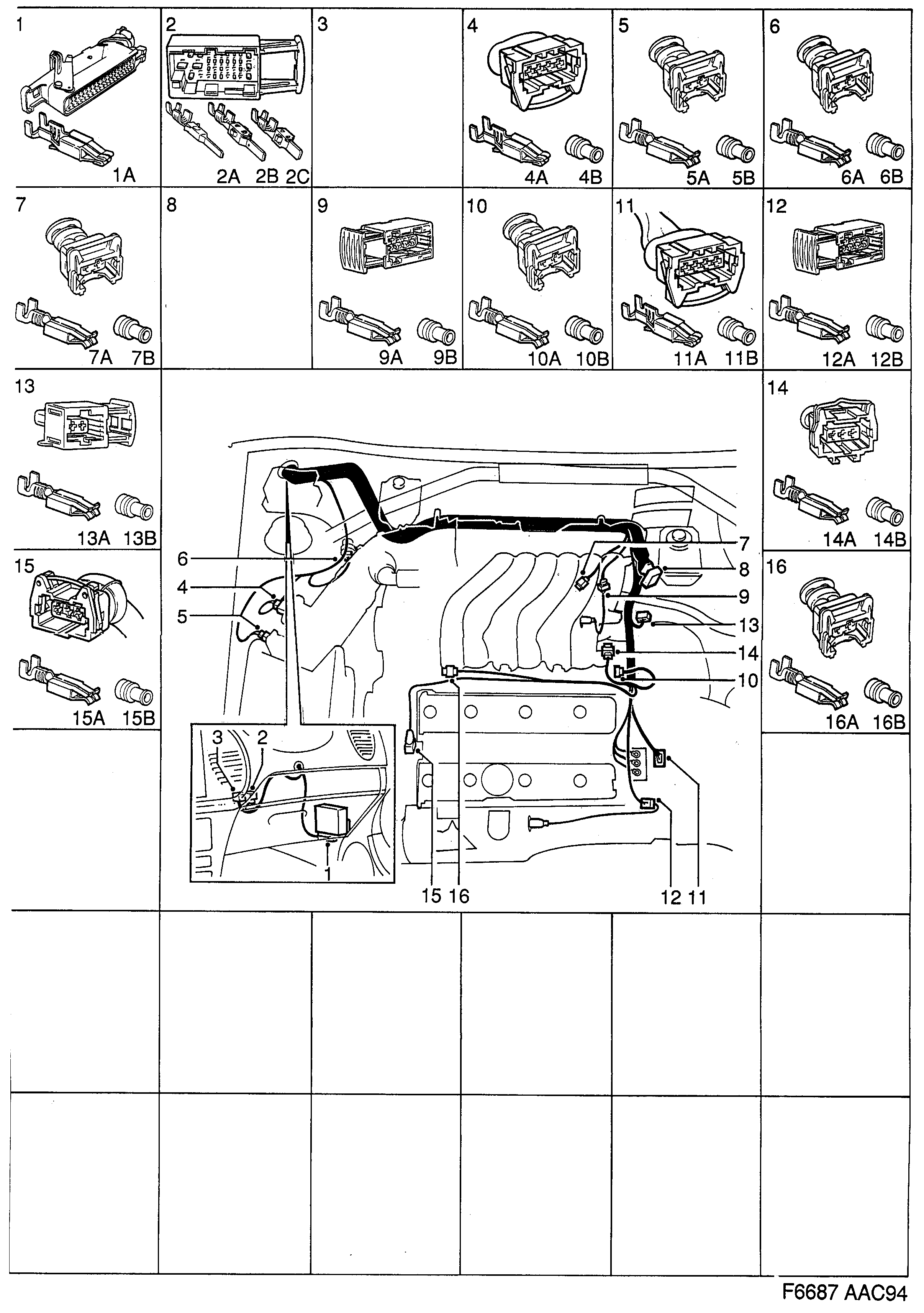 Saab 900 Engine diagram