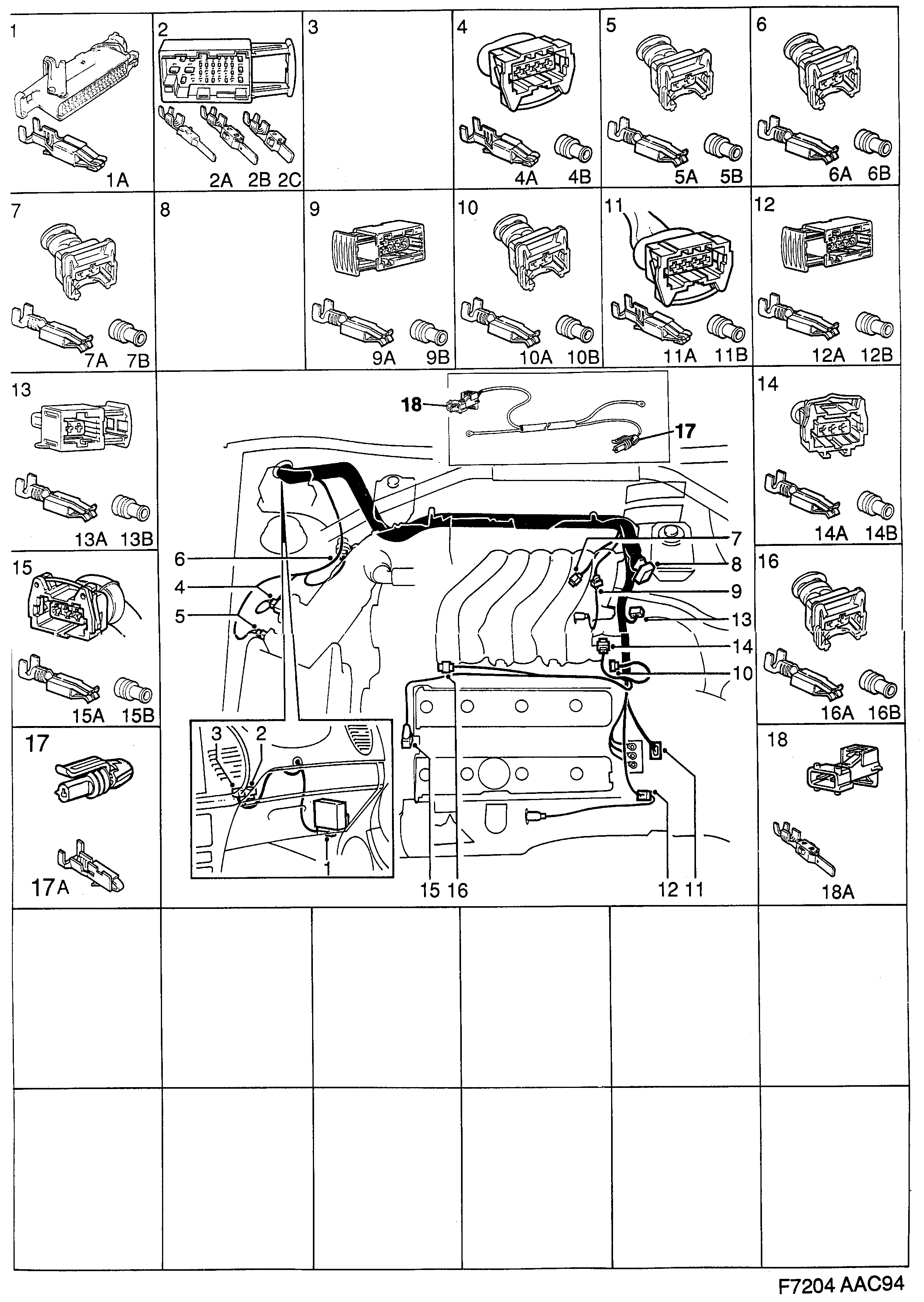 Saab 900 Engine diagram