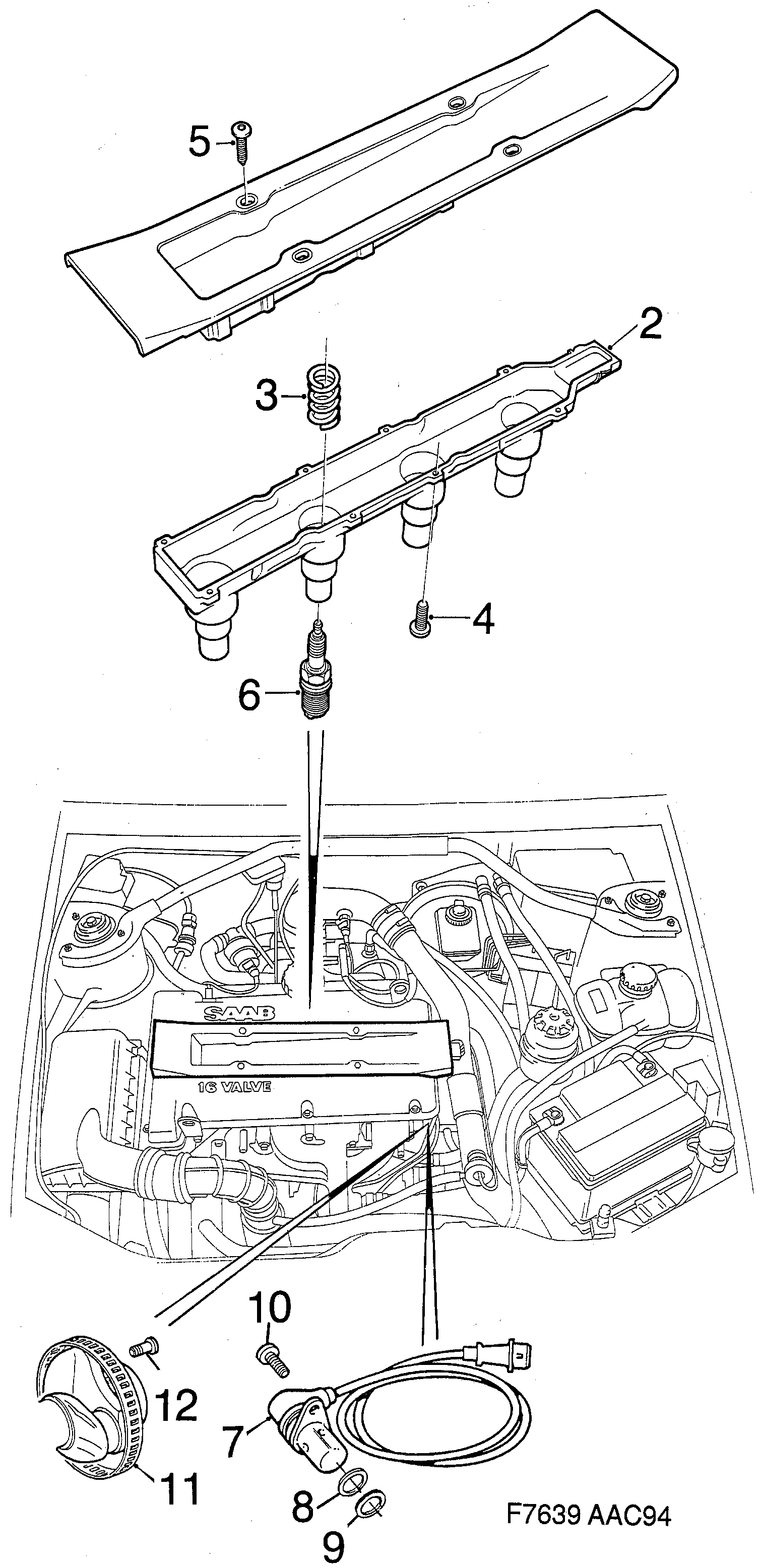 Saab 900 Trionic diagram